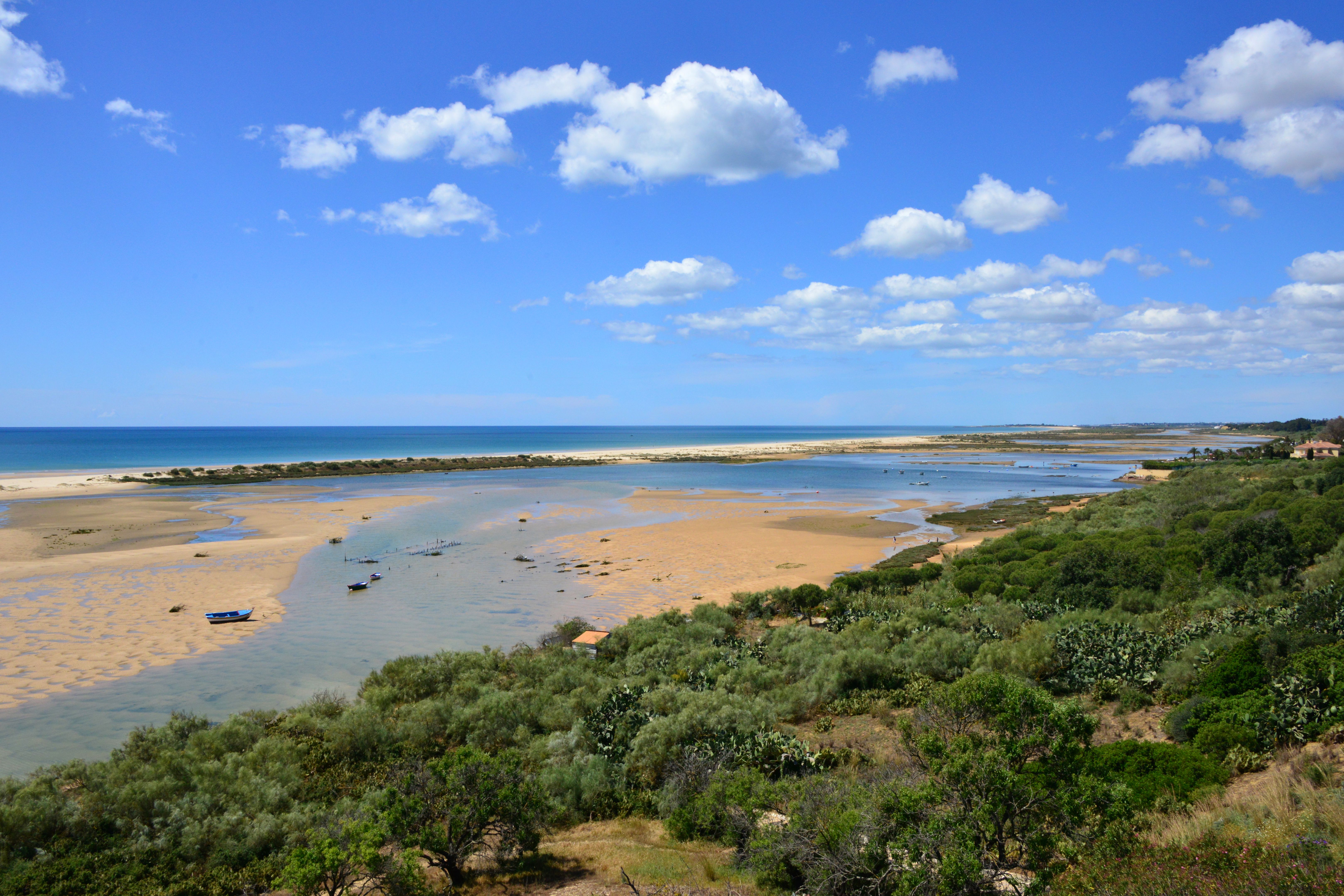 Ria Formosa nature reserve - Cabanas island, Cacela Velha, Algarve, Portugal