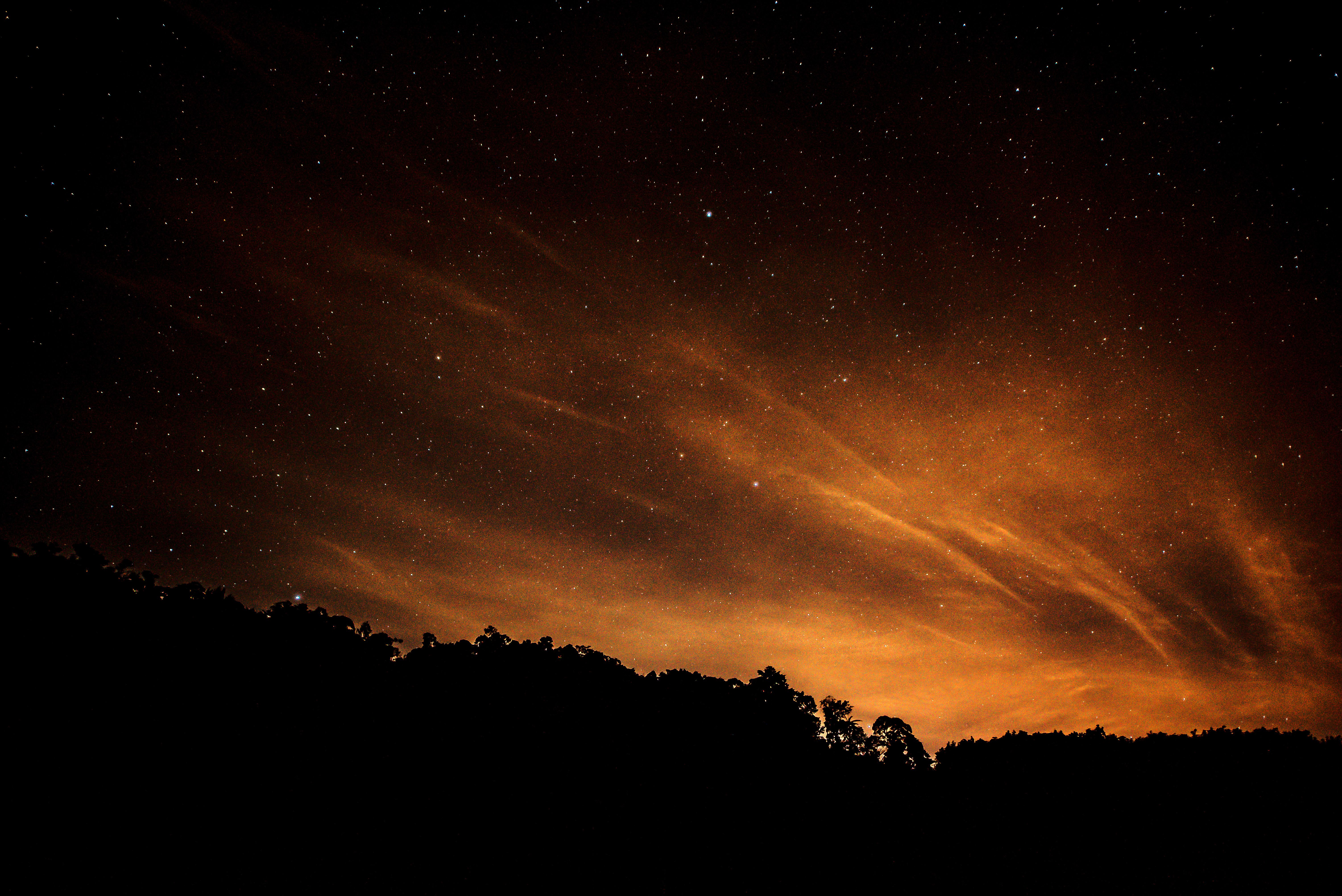 Night scene milky way at Malaysia Night scene milky way at Malaysia