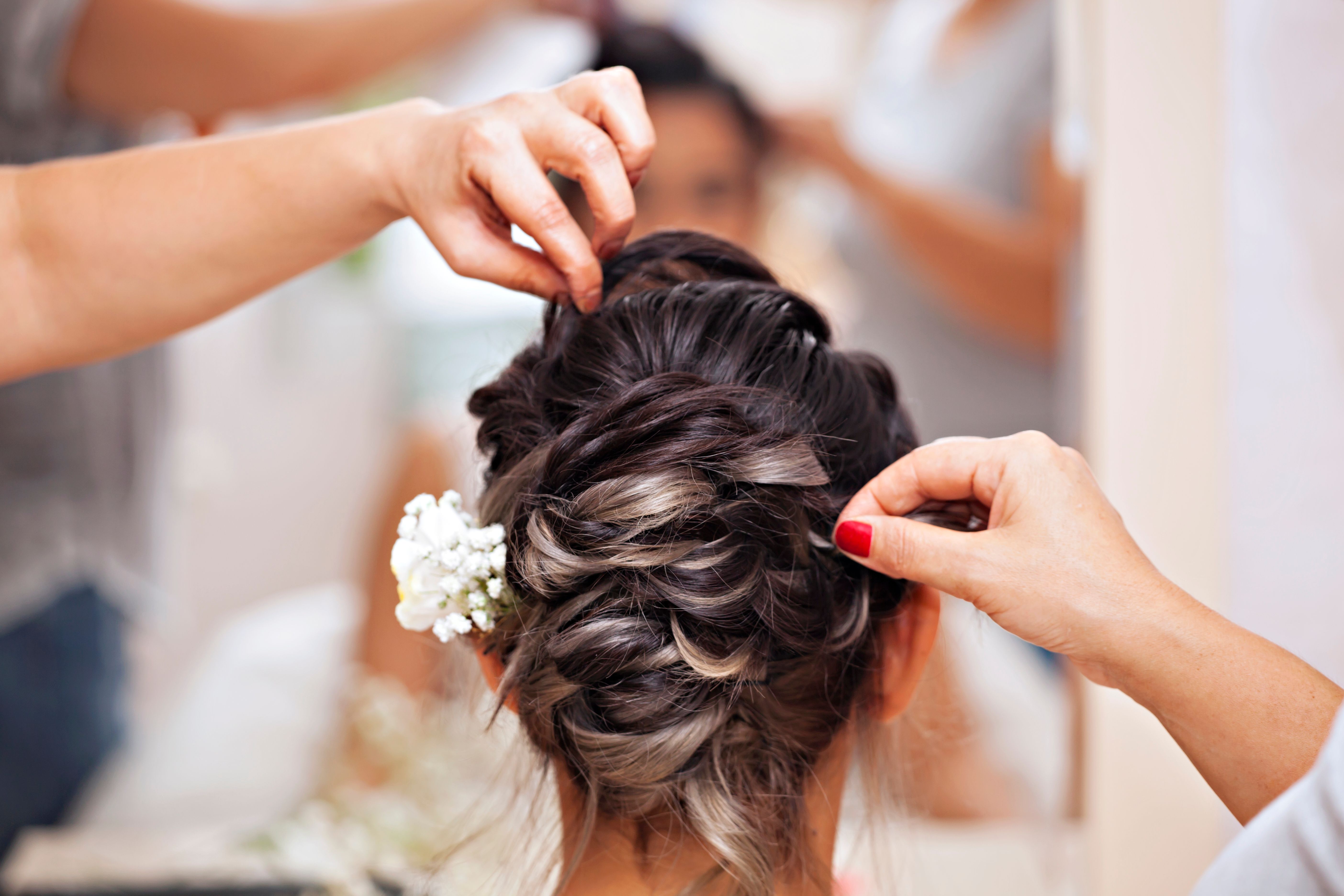 wedding hair