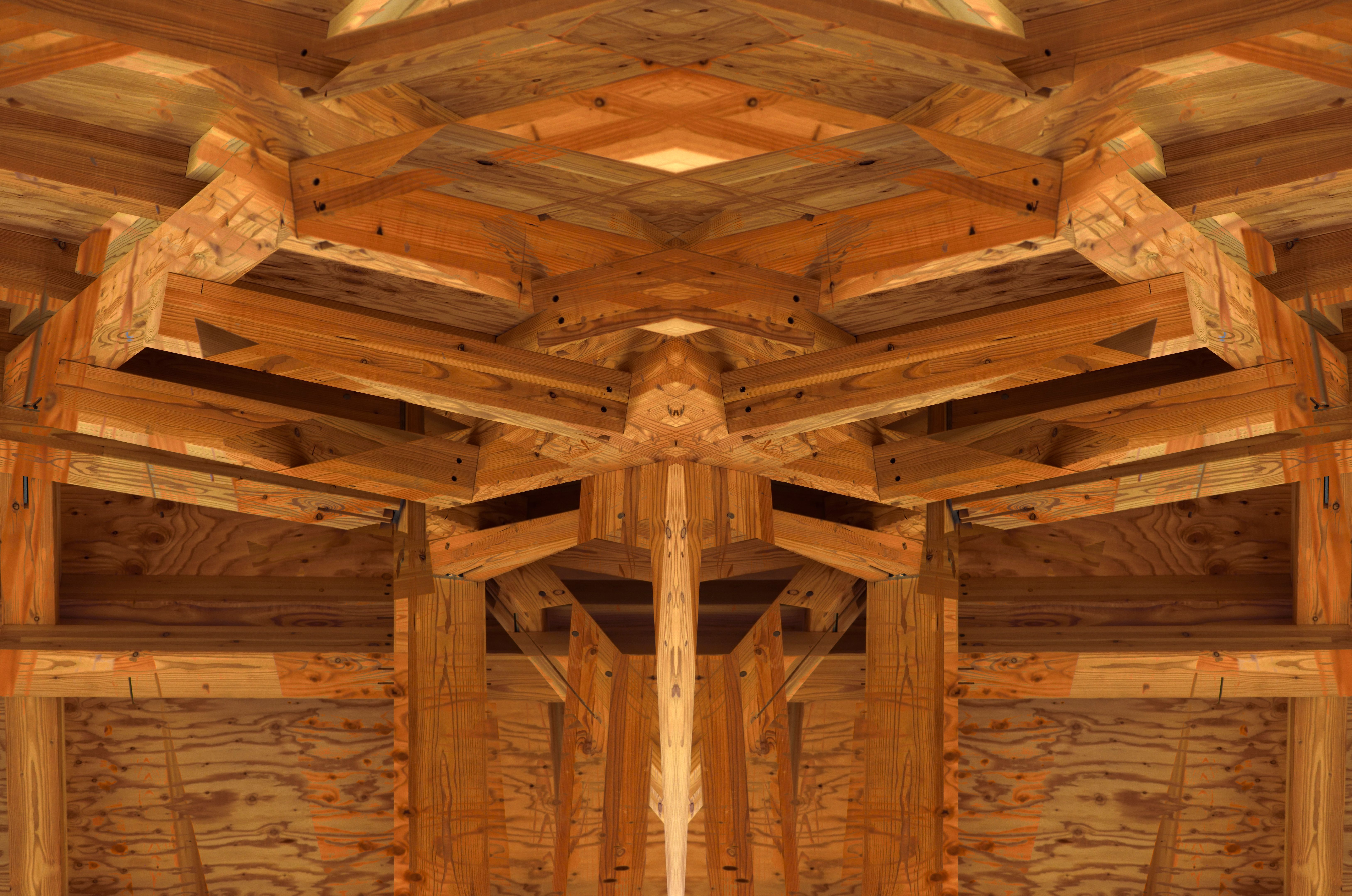 wood trusses installation