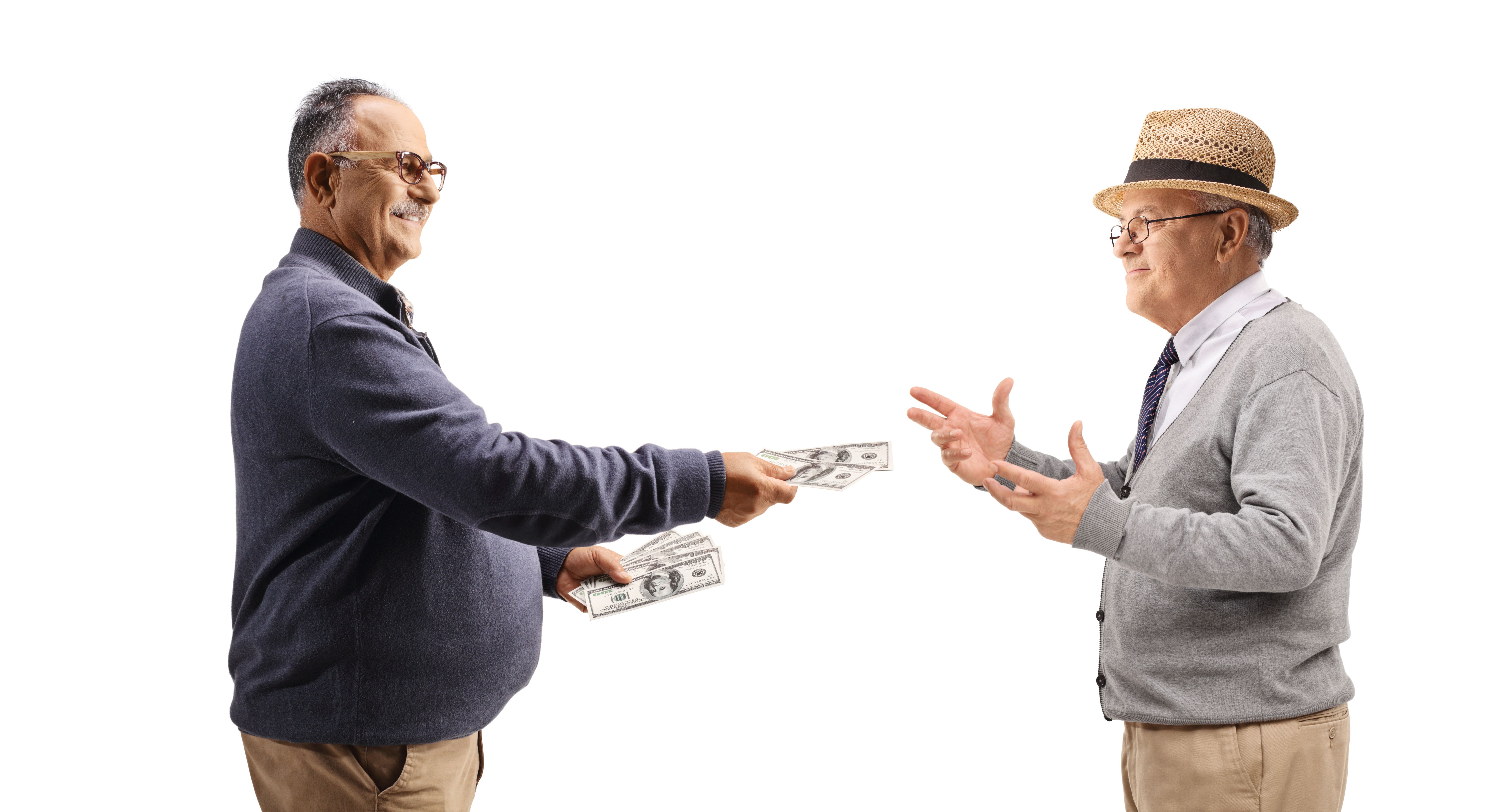 friends lending money