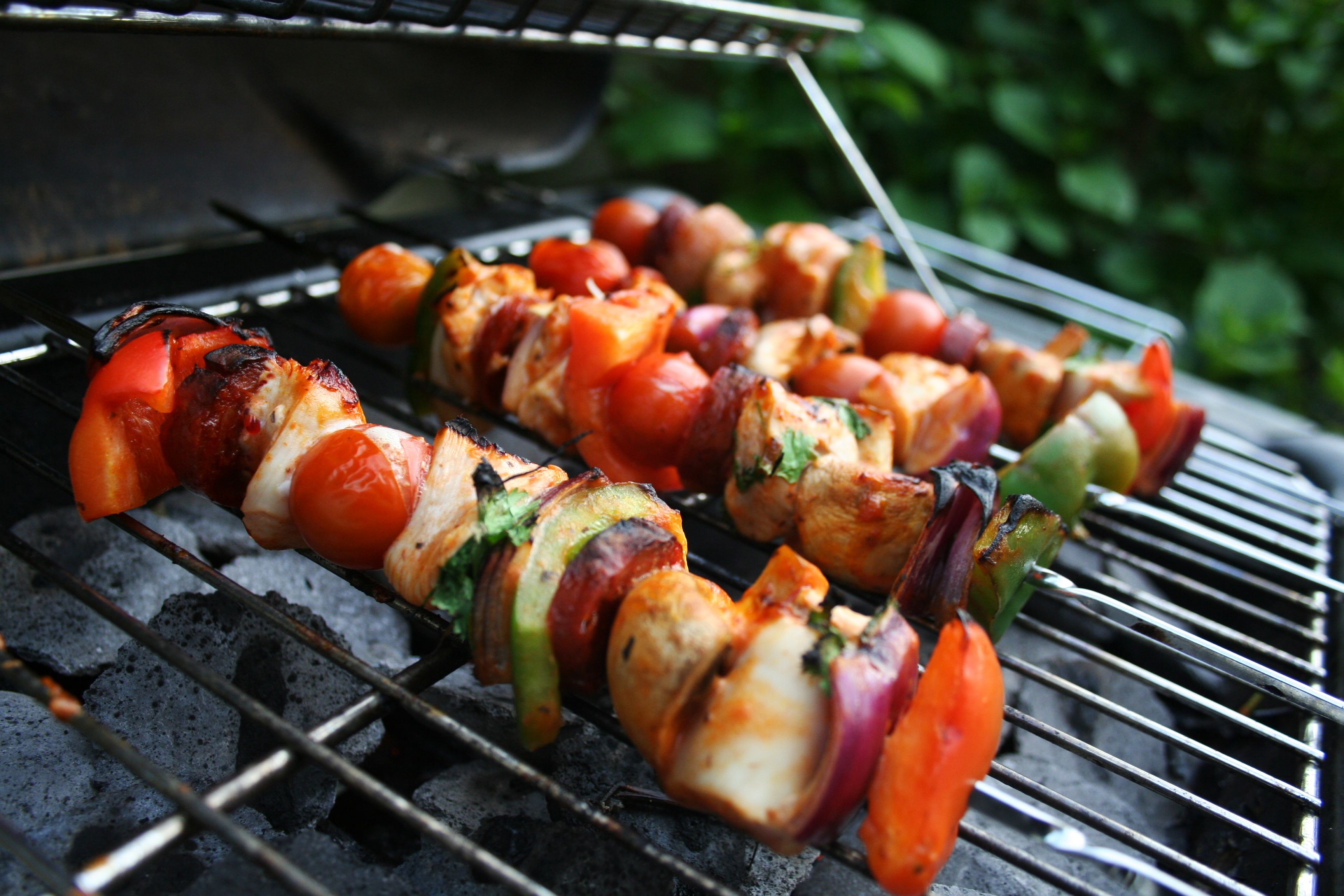chicken skewers grill