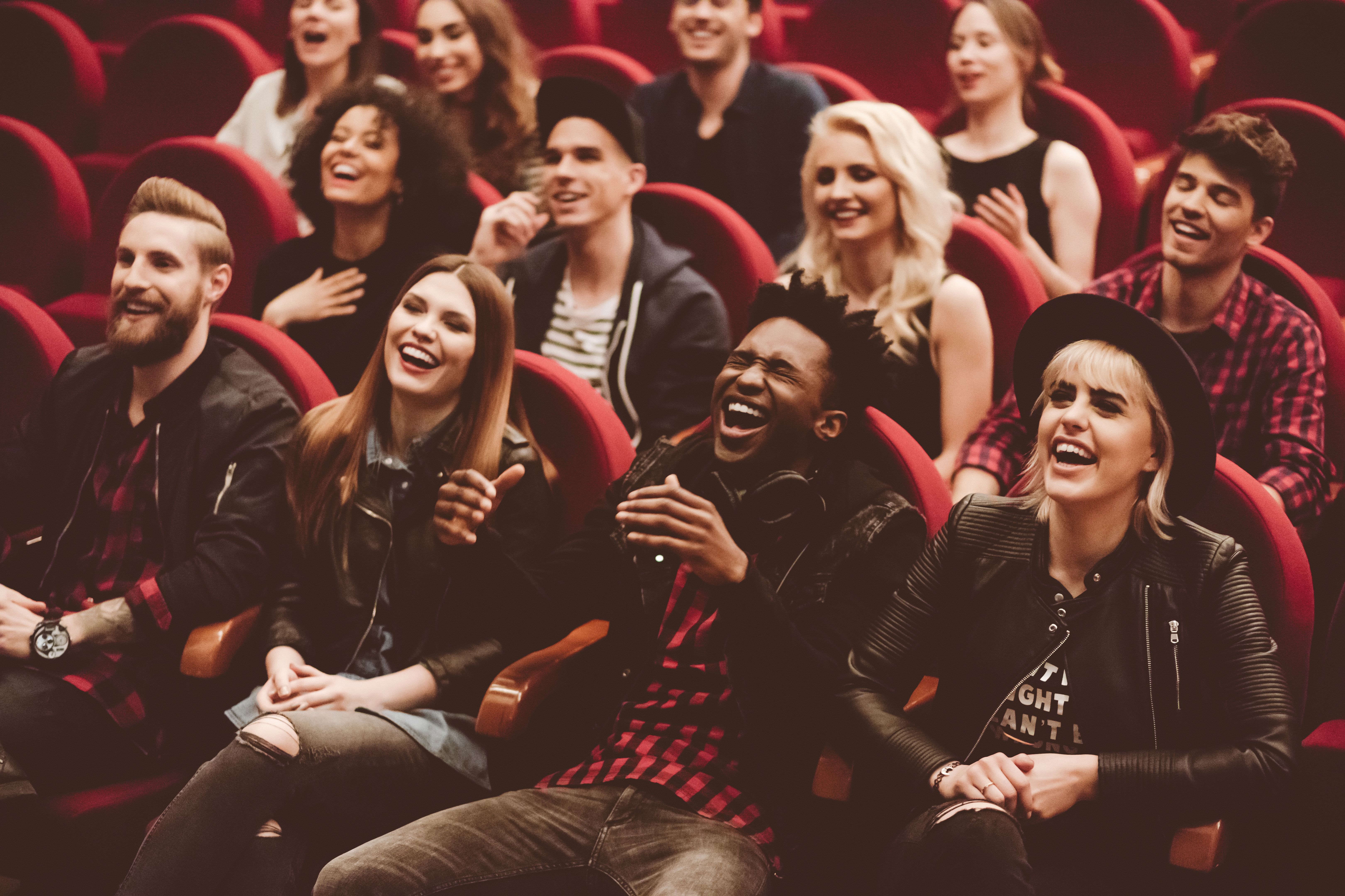 laughing audience