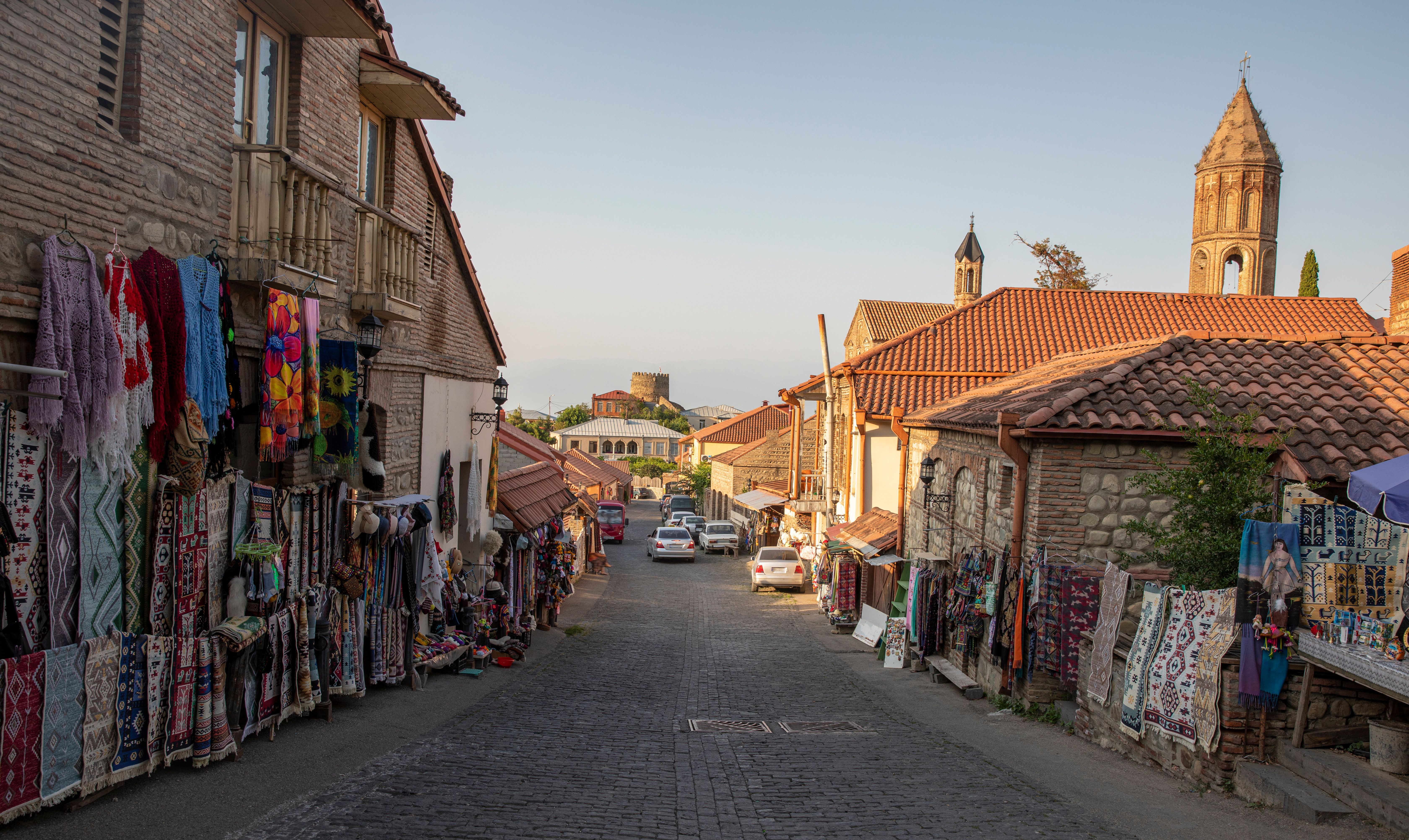 Street in Sighnaghi , Kakheti region,  Georgia