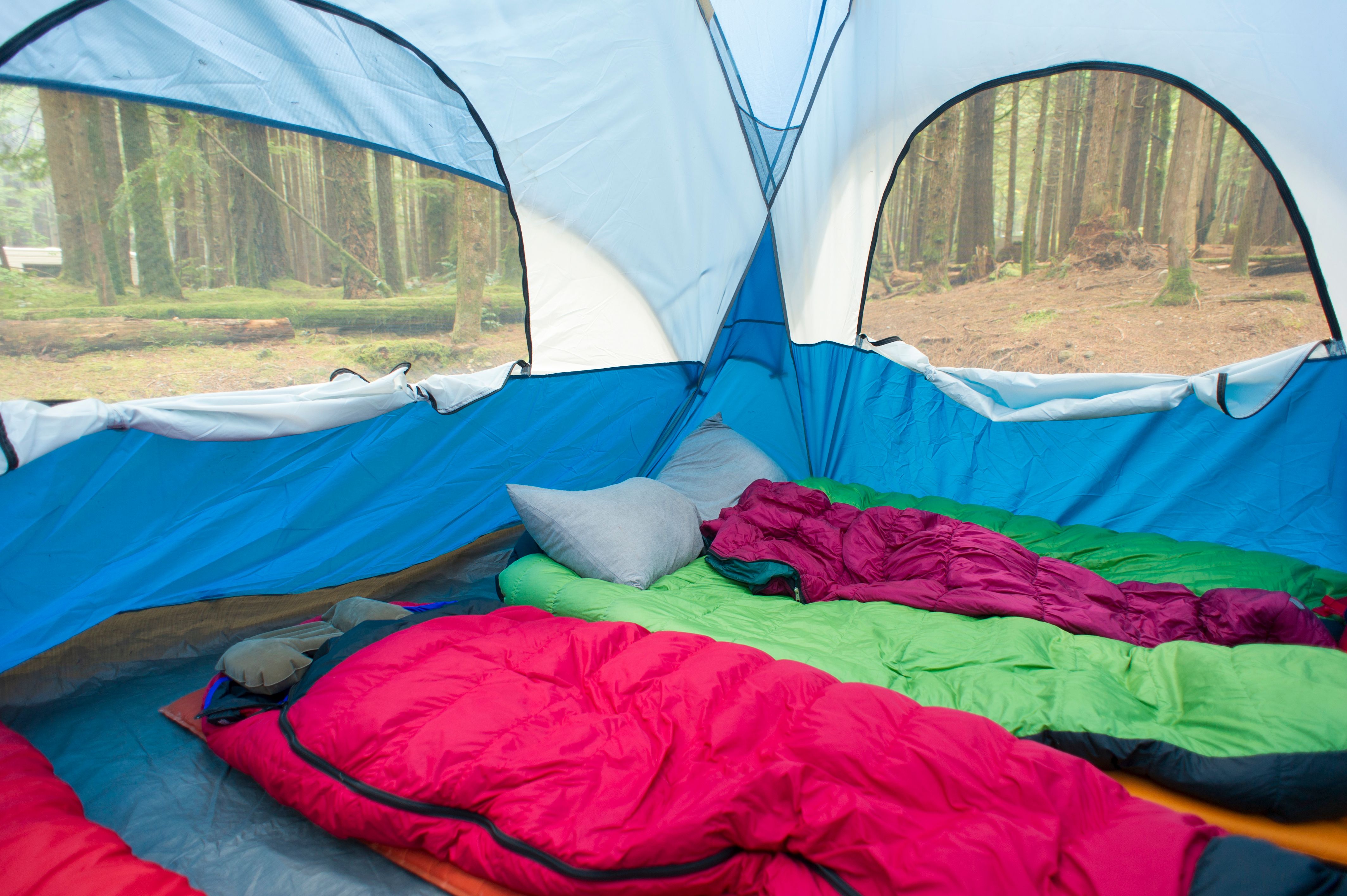 tent interior