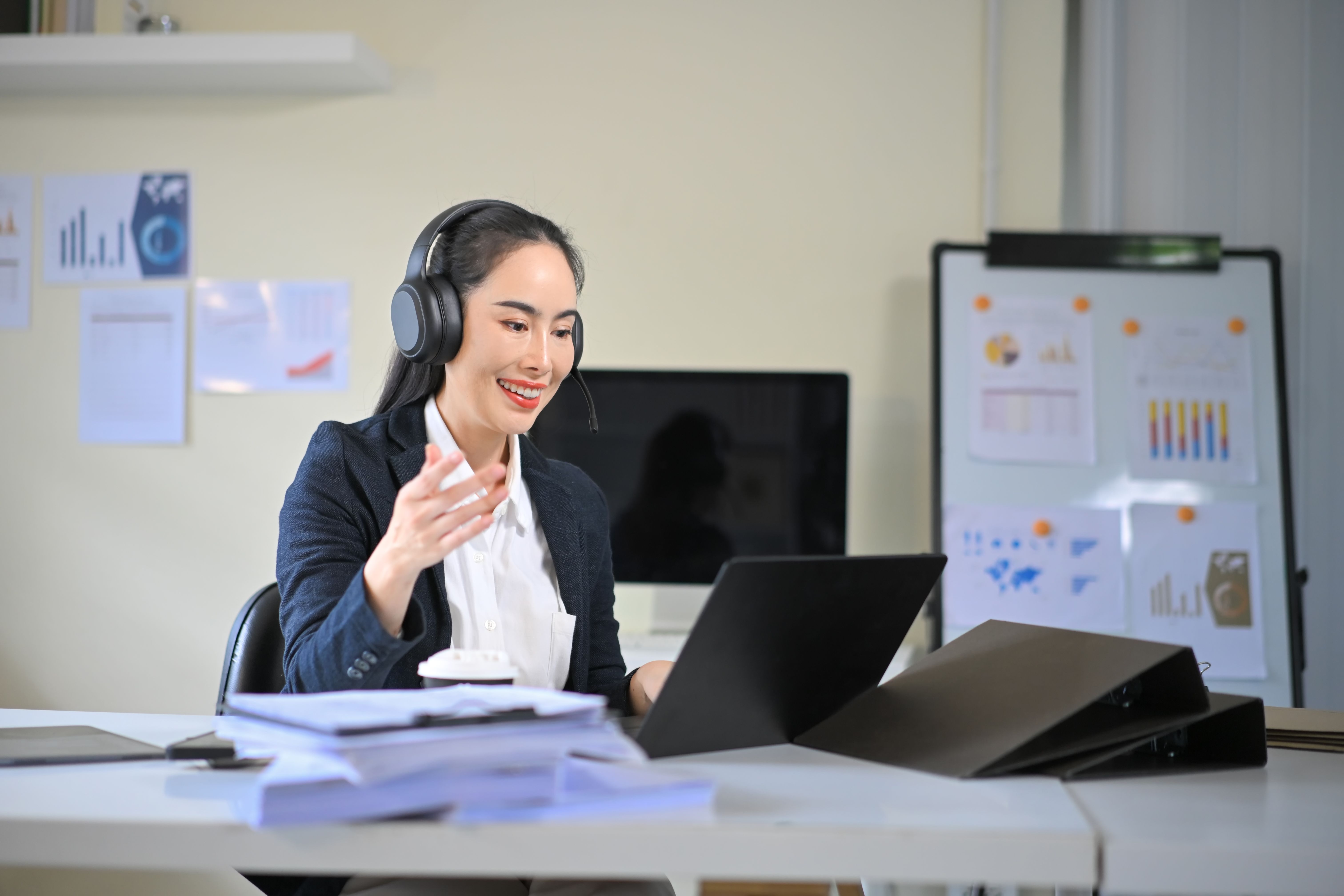 answering video call