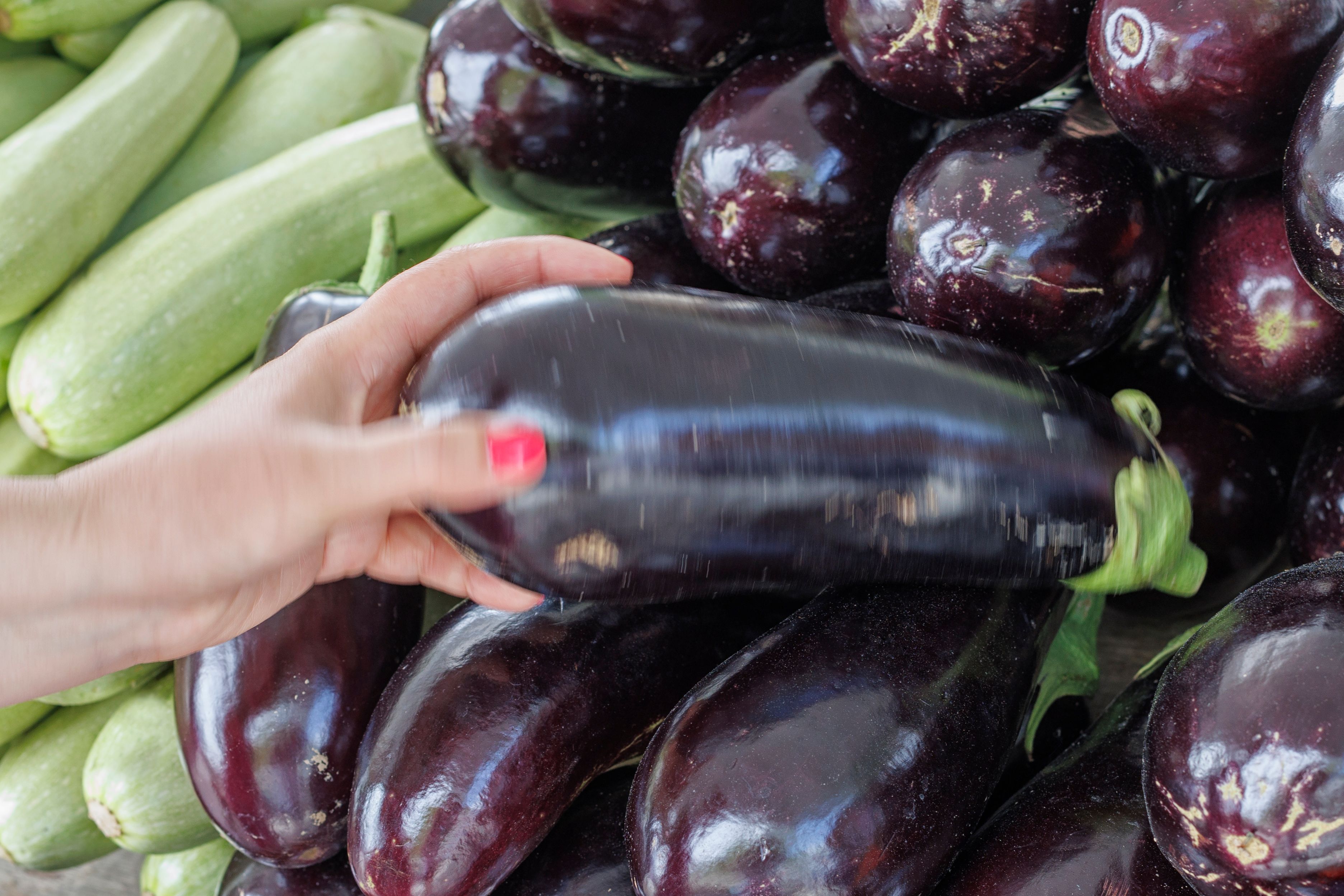eggplant selection