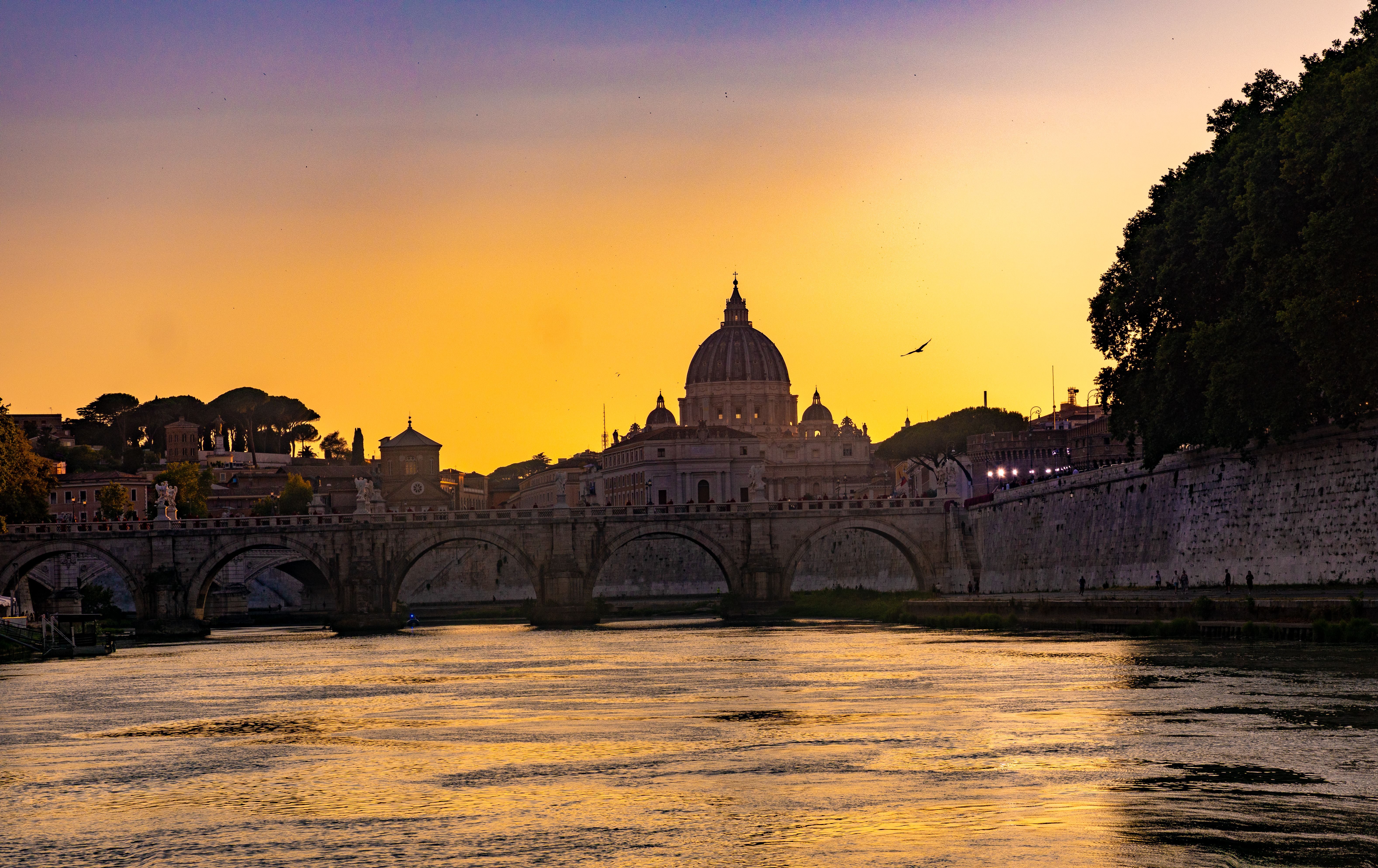 rome sunset