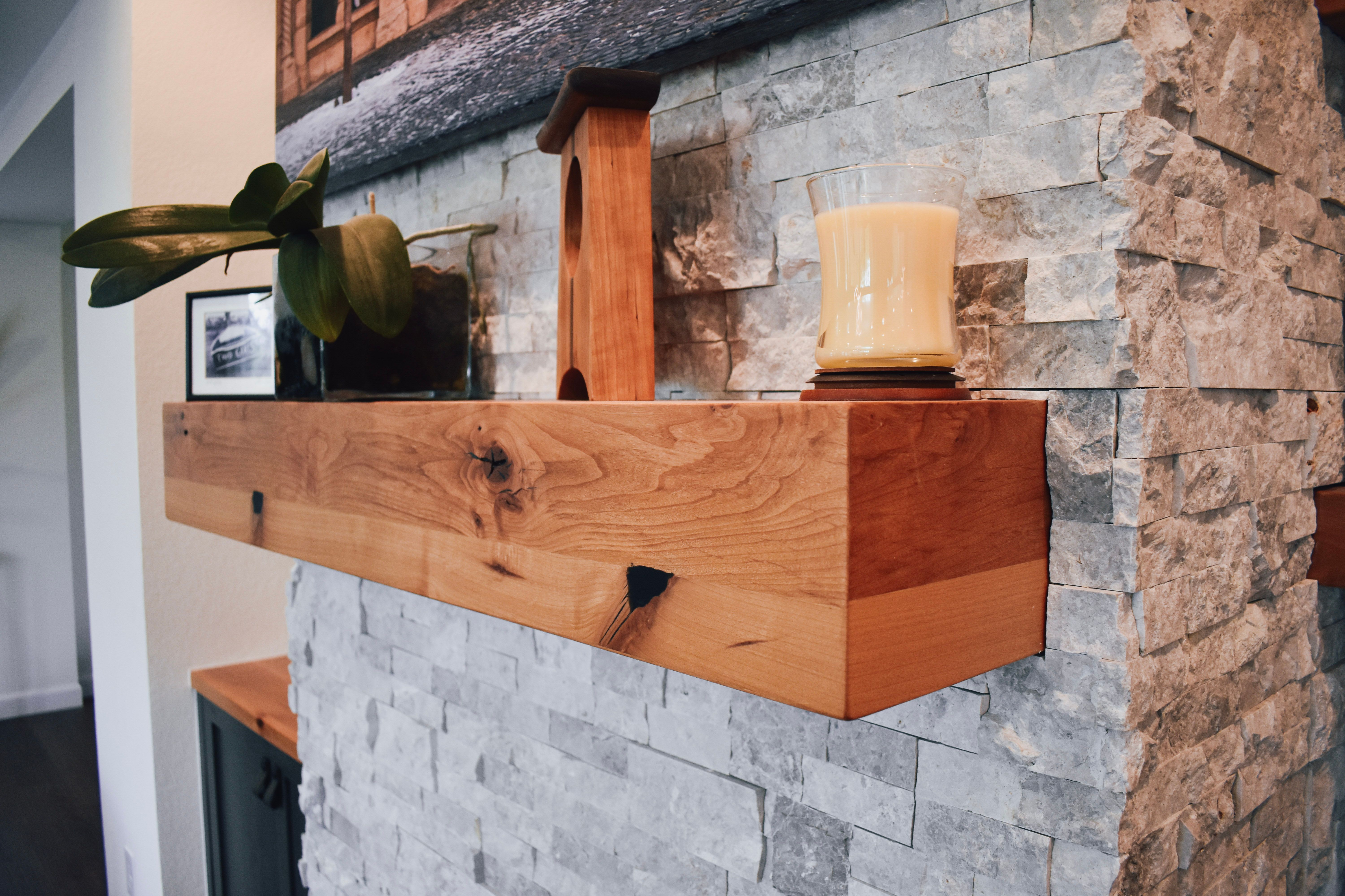 fireplace mantel decor