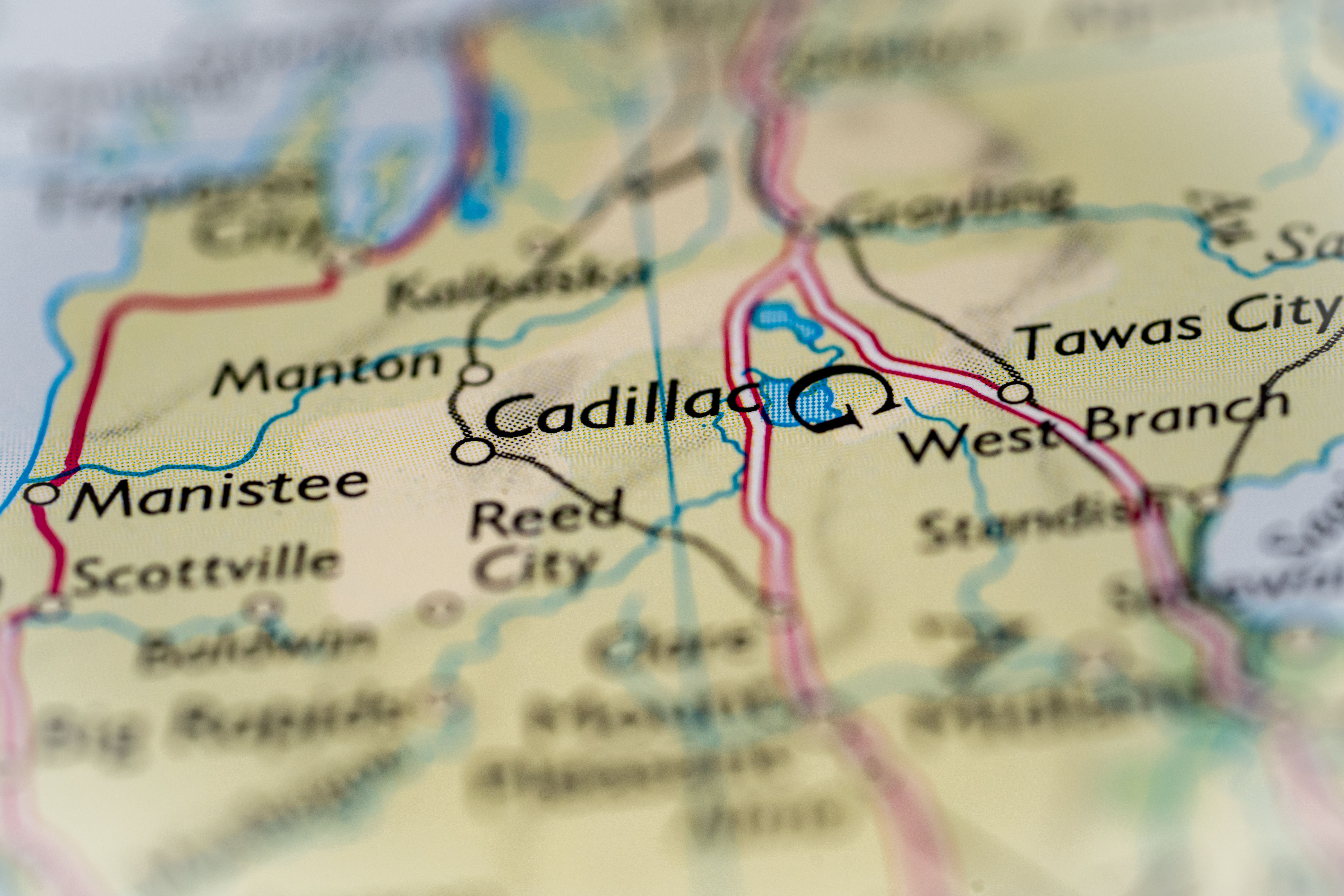usa canada map