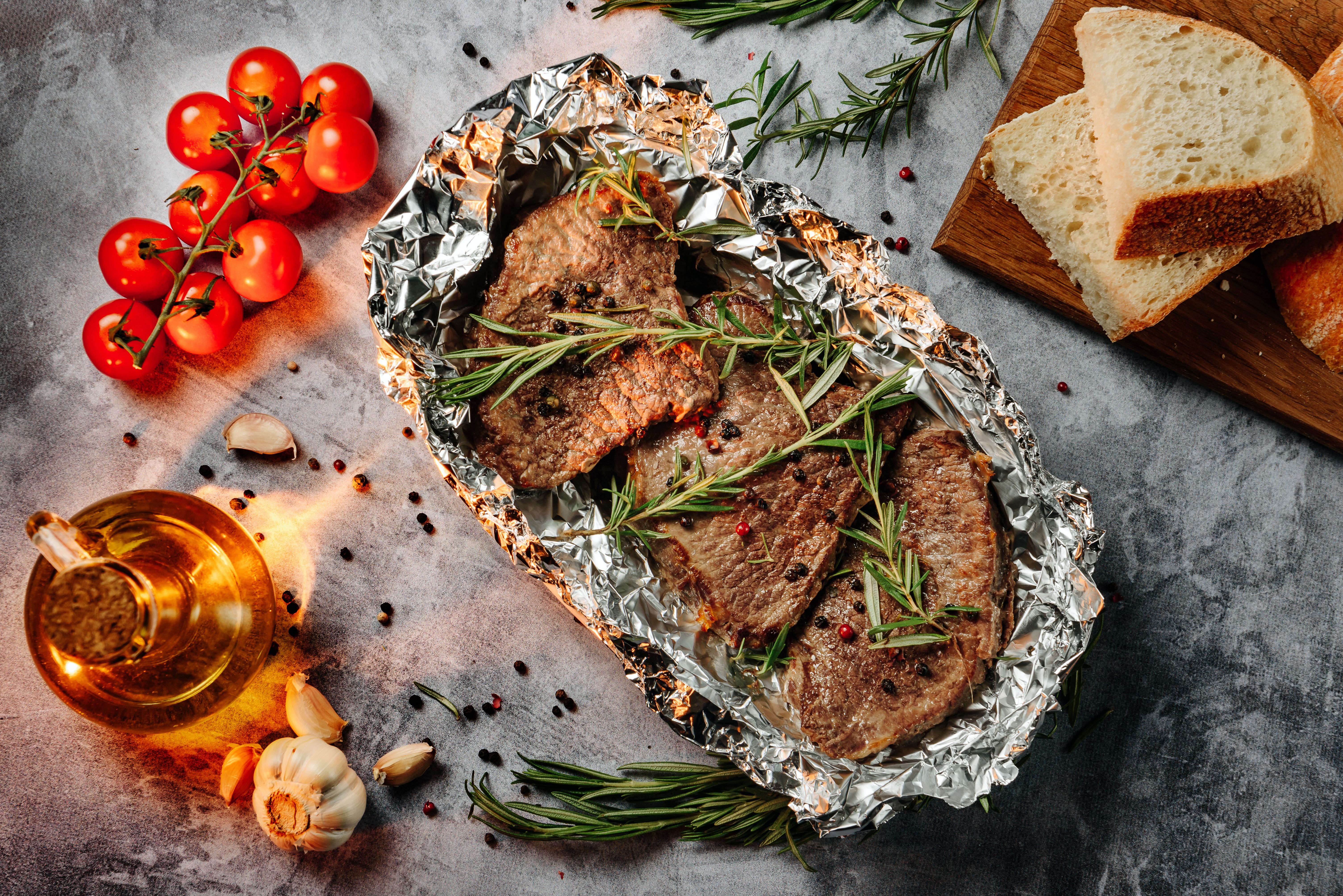 cooking with foil