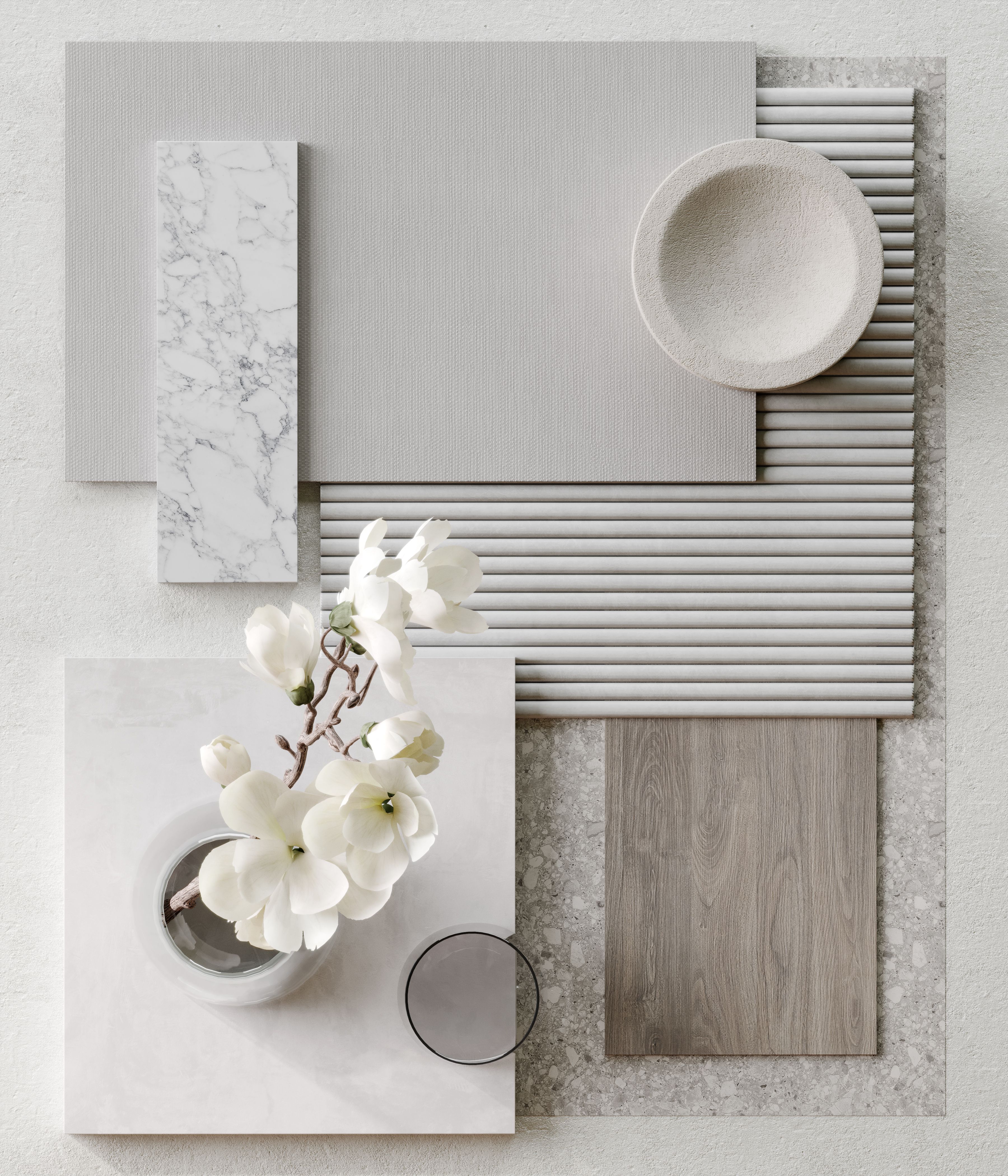 interior texture mix