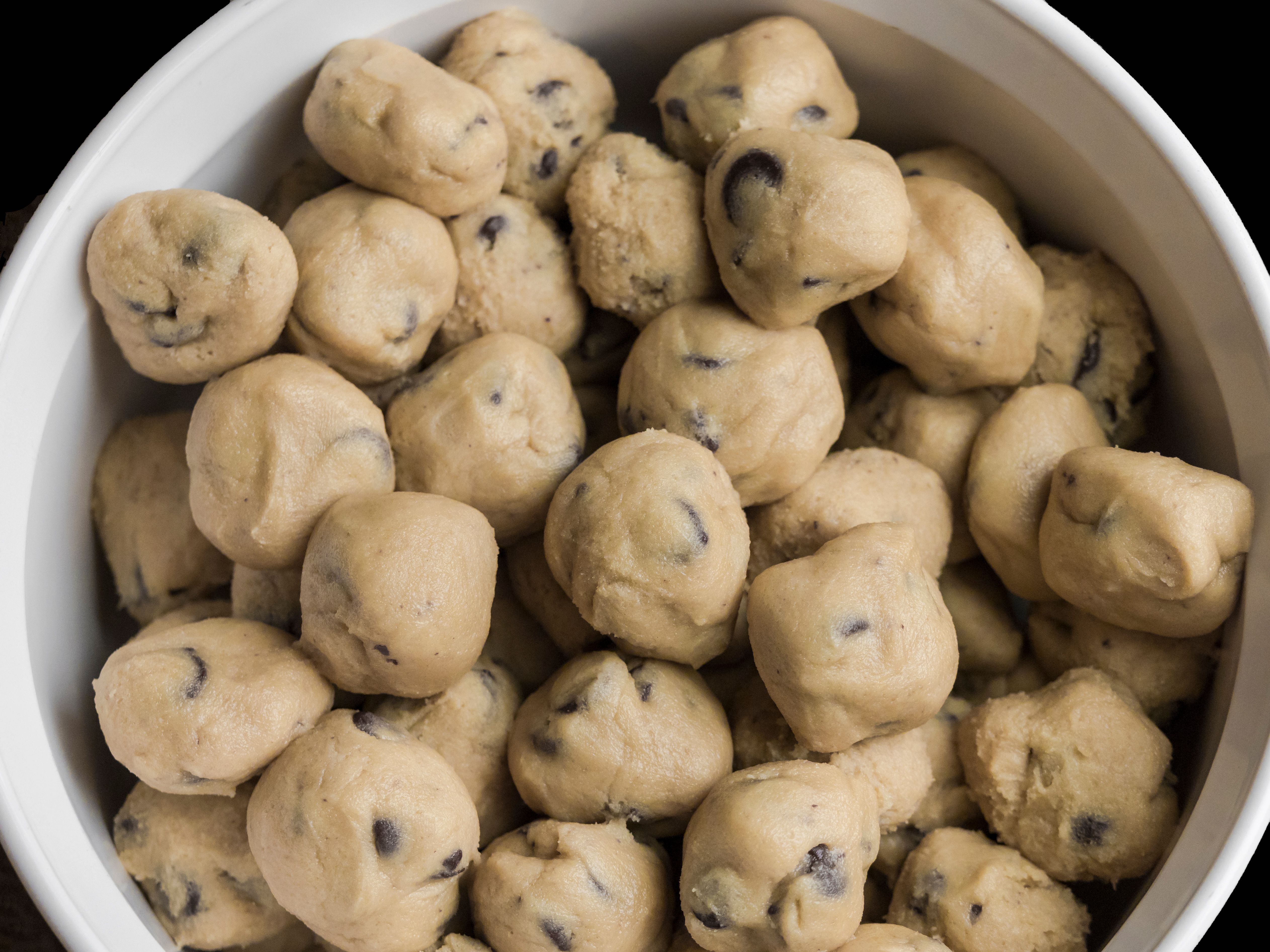 cookie dough preparation