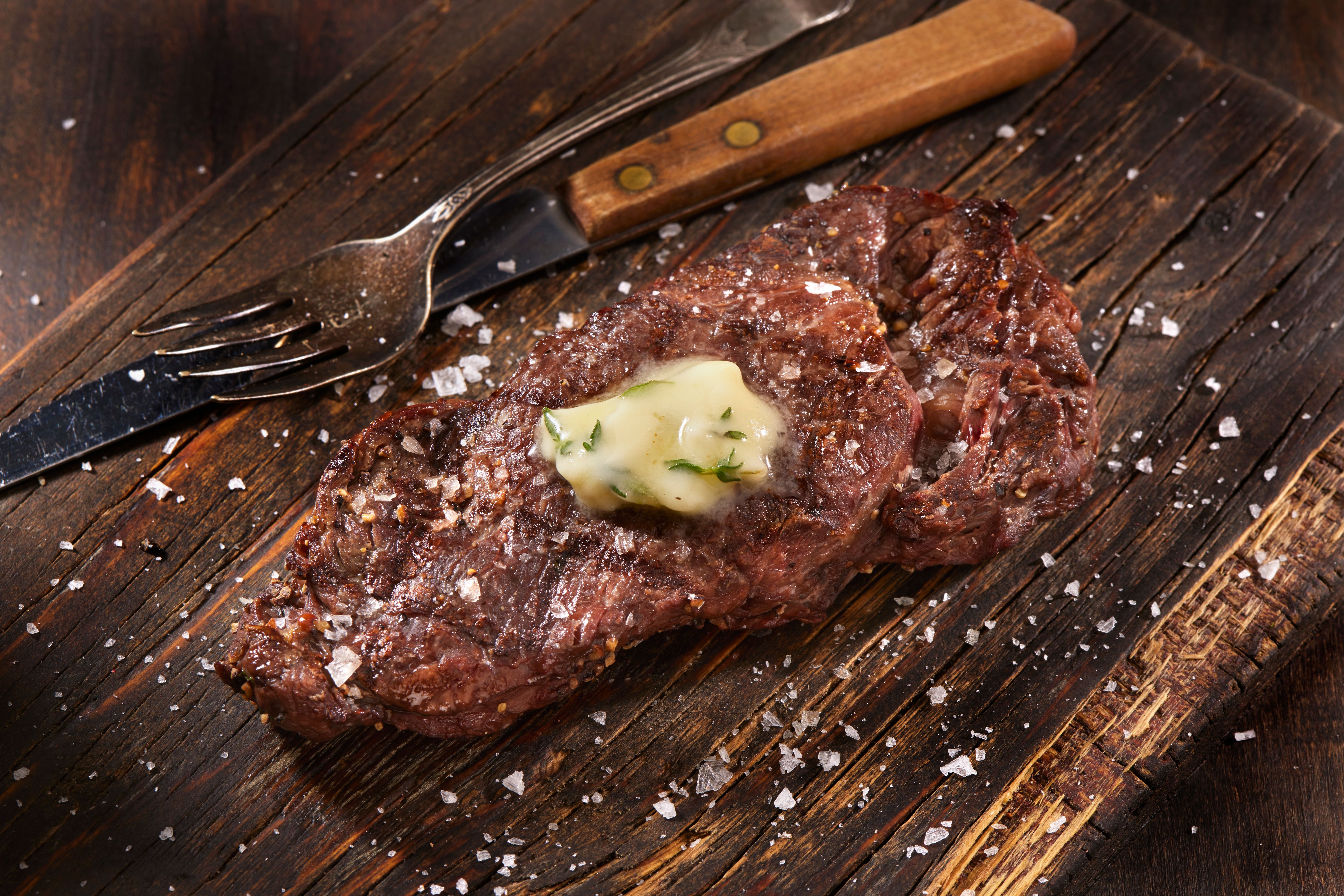 grilled reindeer steak
