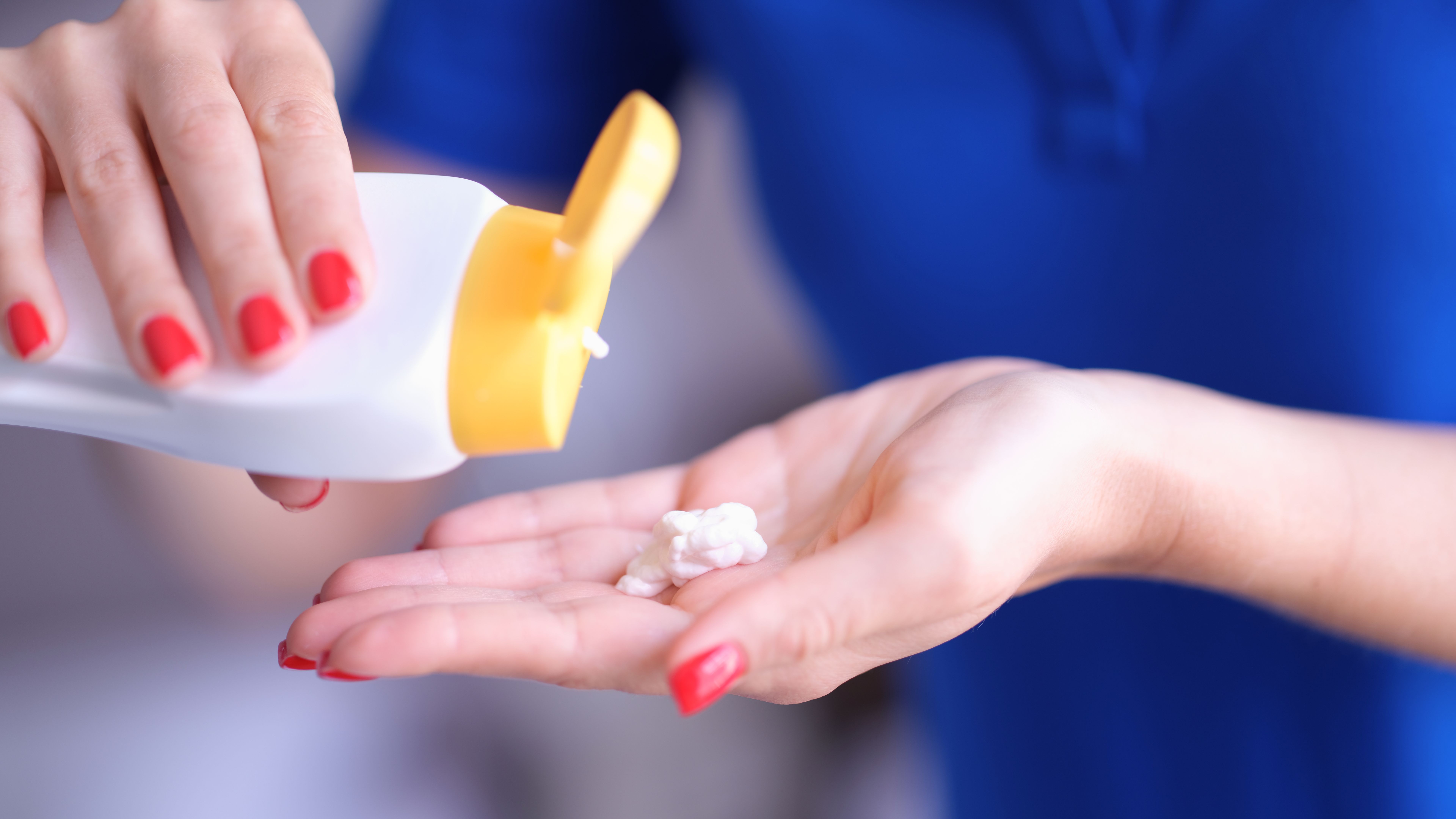 sunscreen application