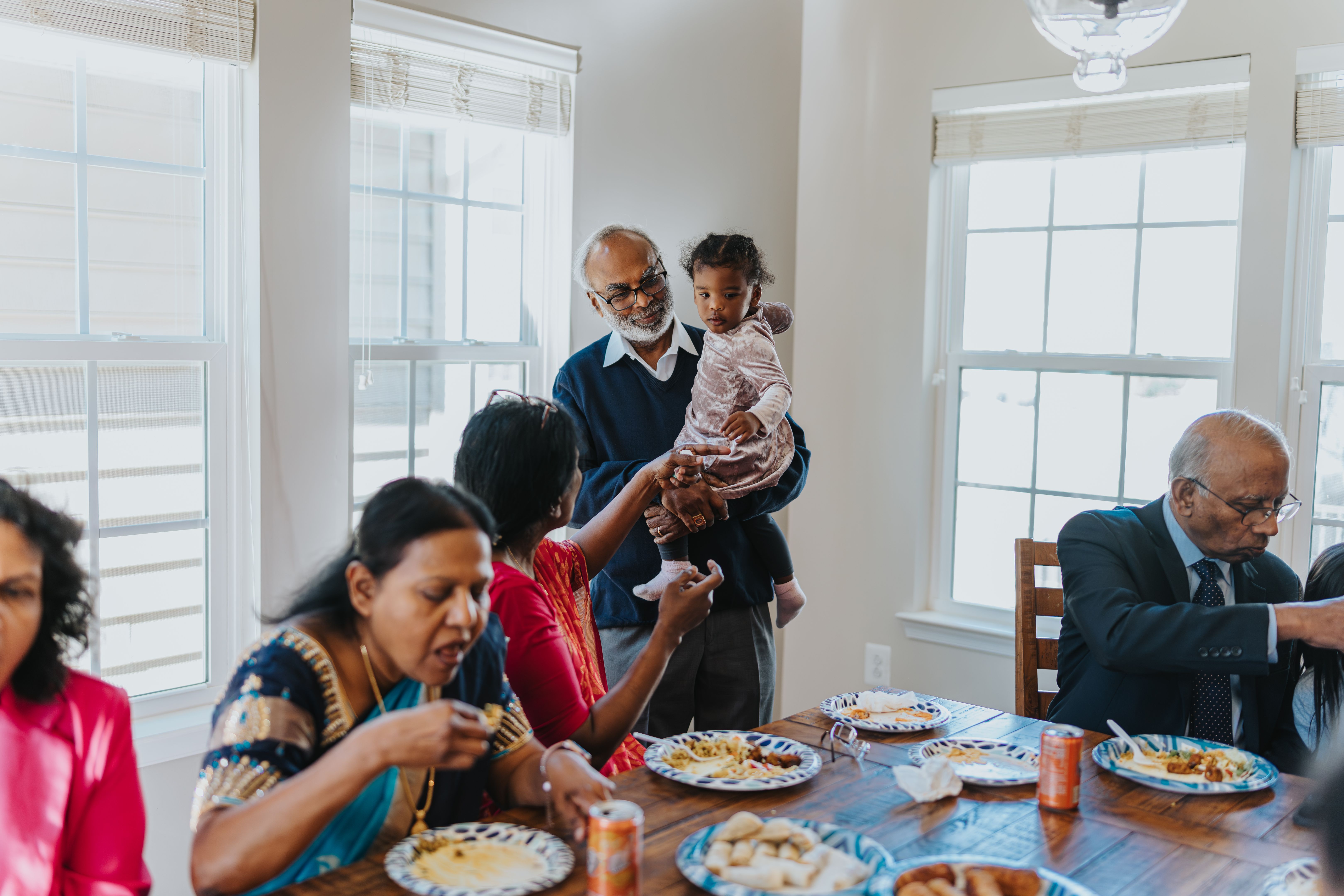 colombian family celebration