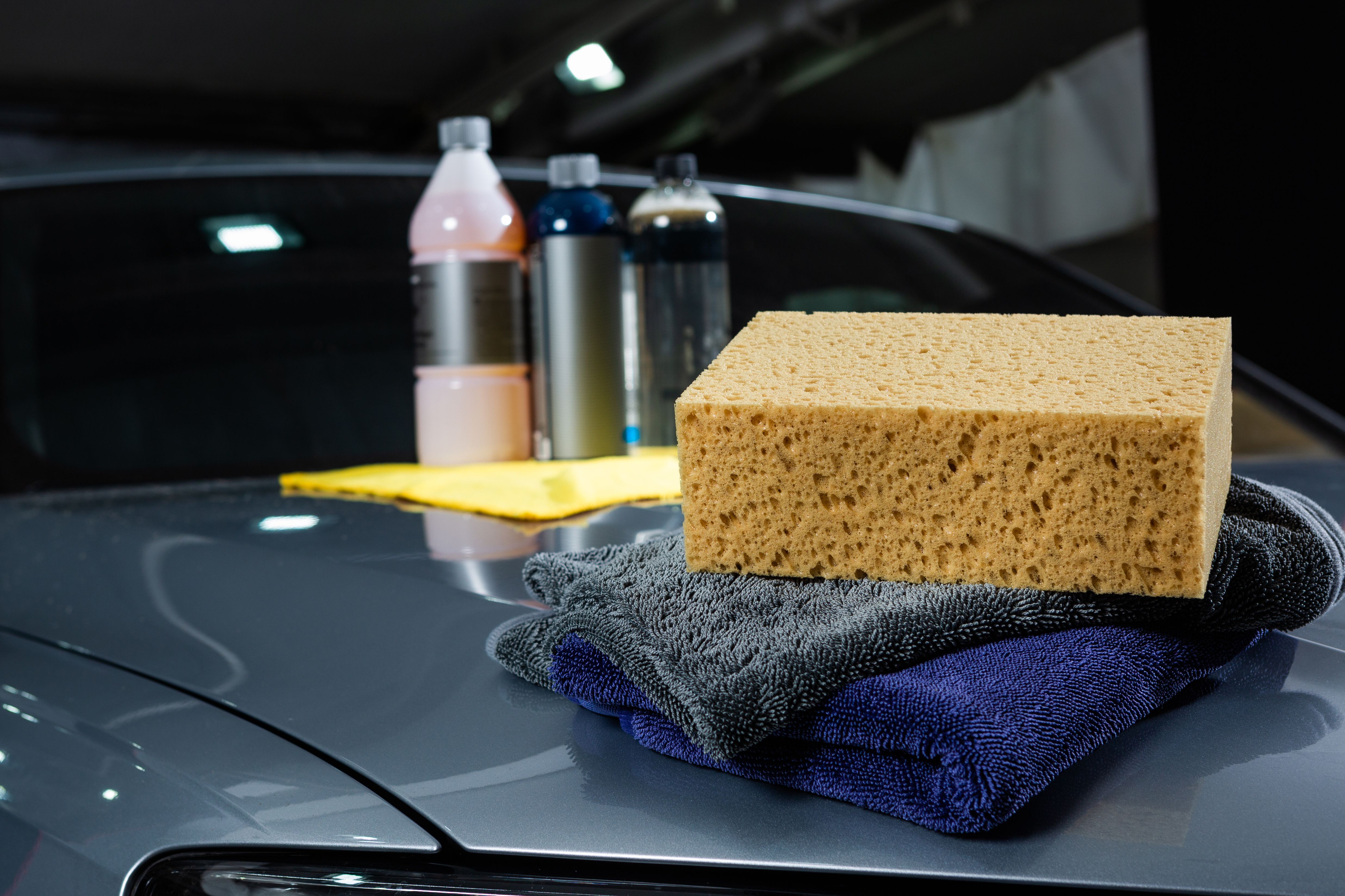 car cleaning supplies