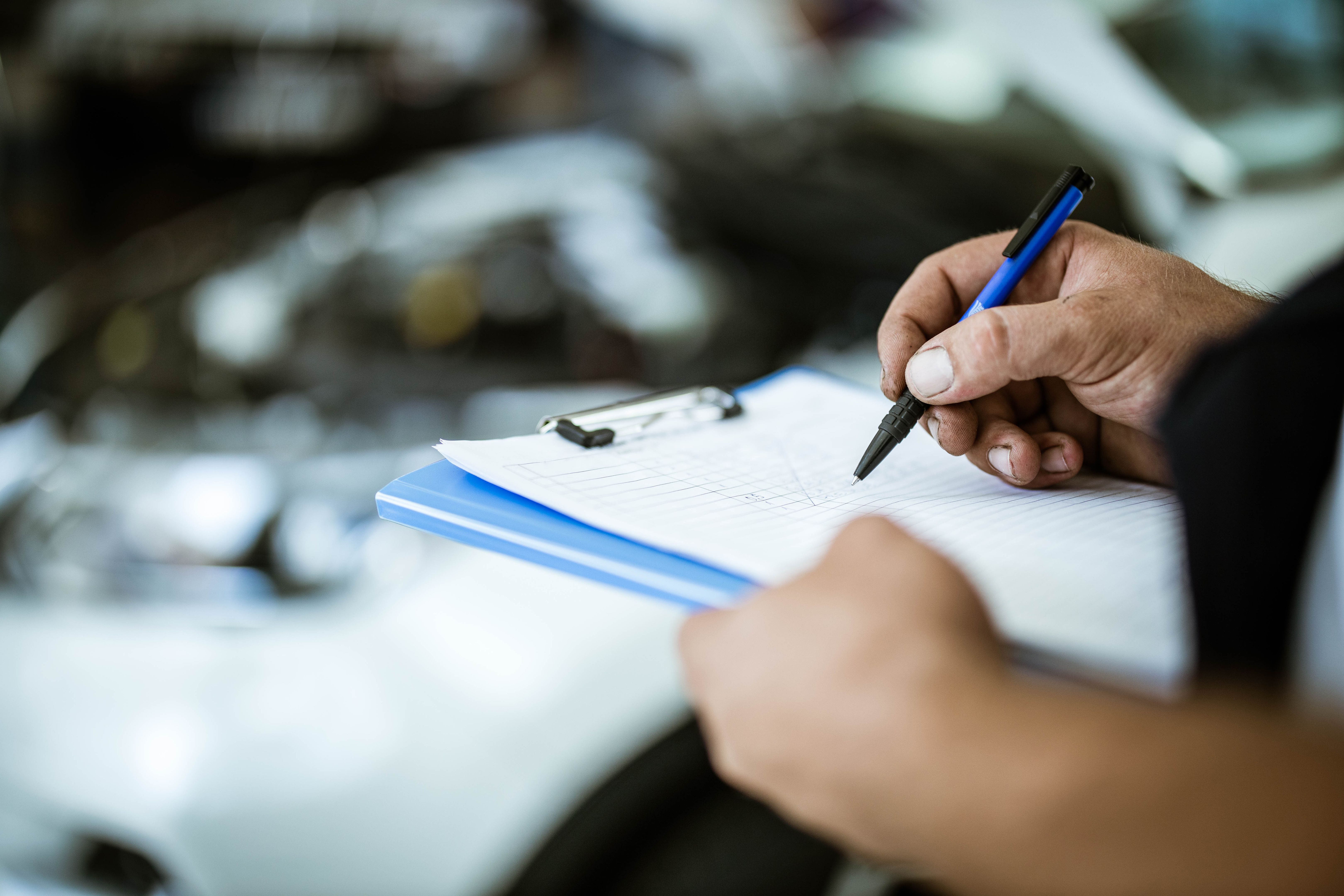 mechanic working car