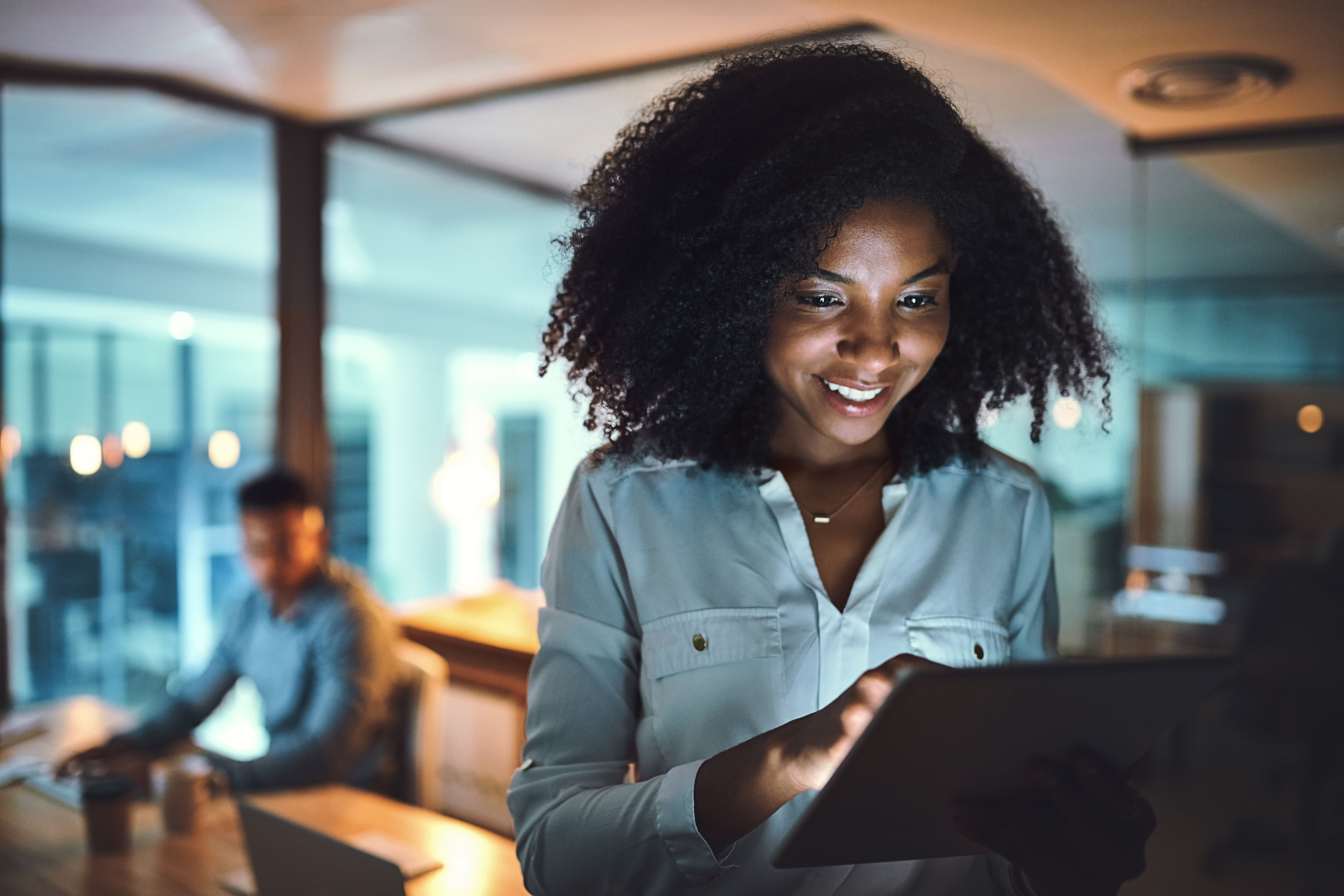 local business at night