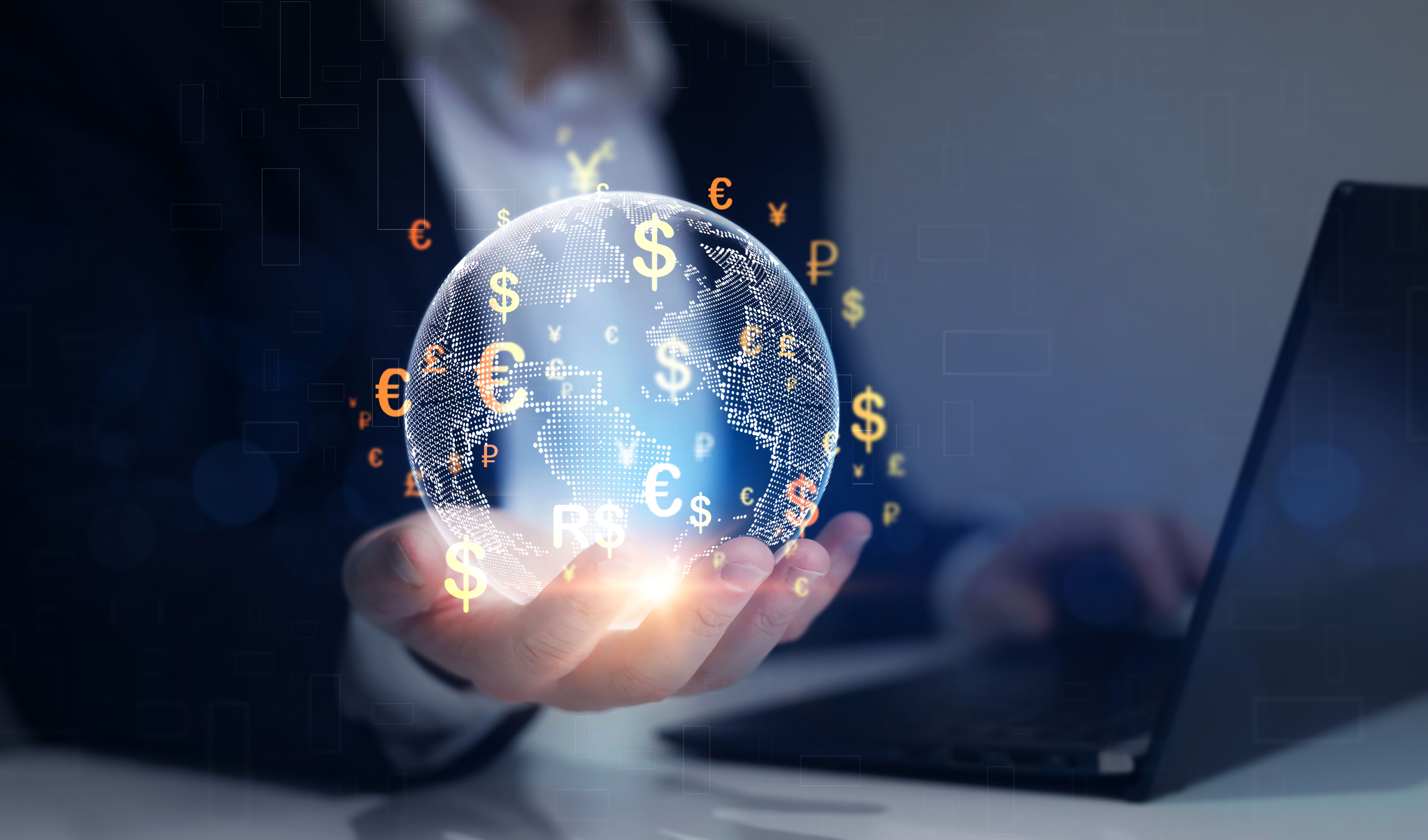Money transfers from different currencies internationally and currency exchange. Online banking and interbank payment.