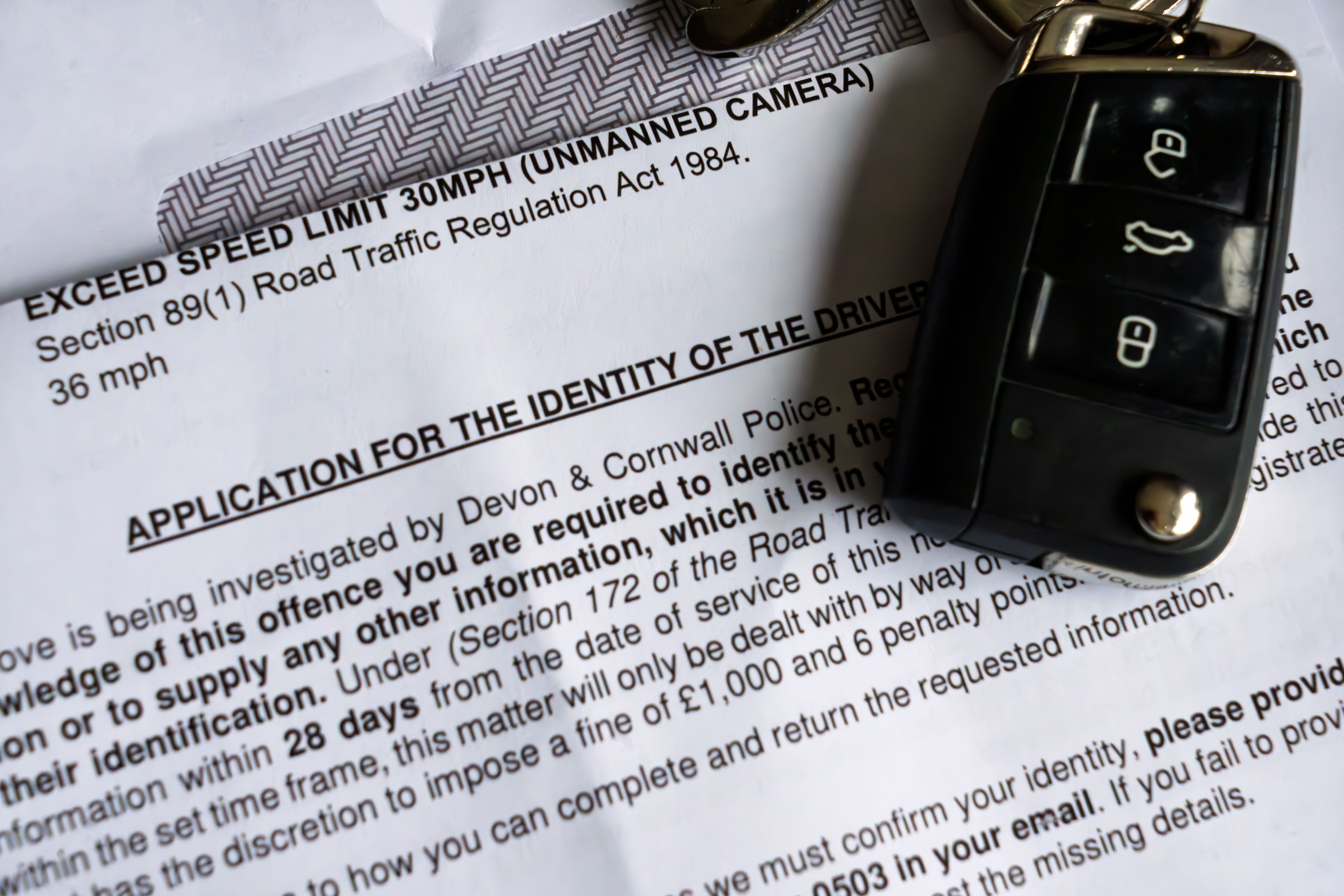 car registration document