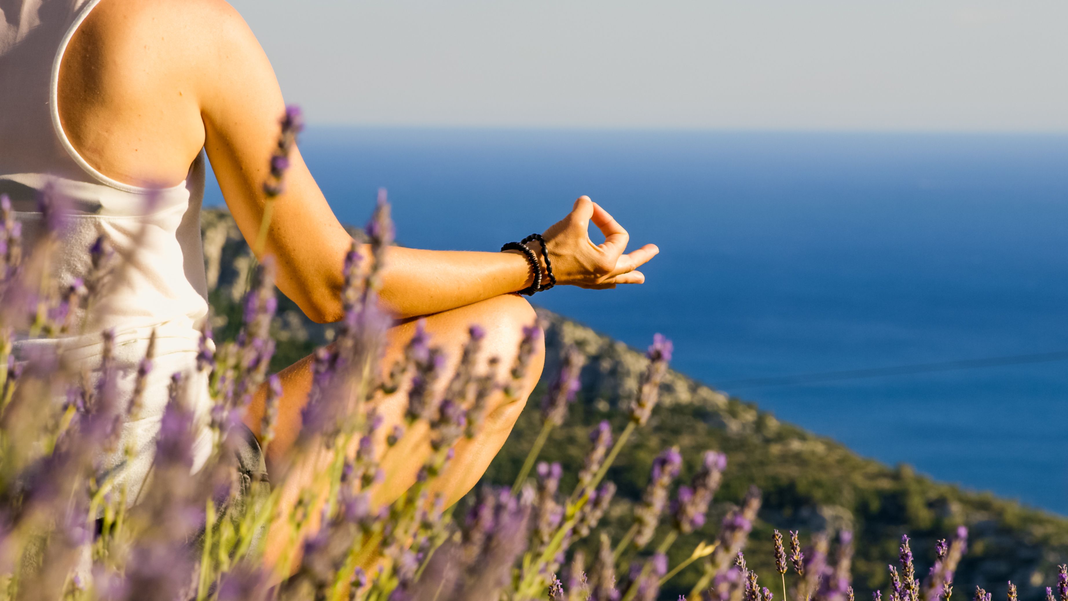 yoga meditation sea