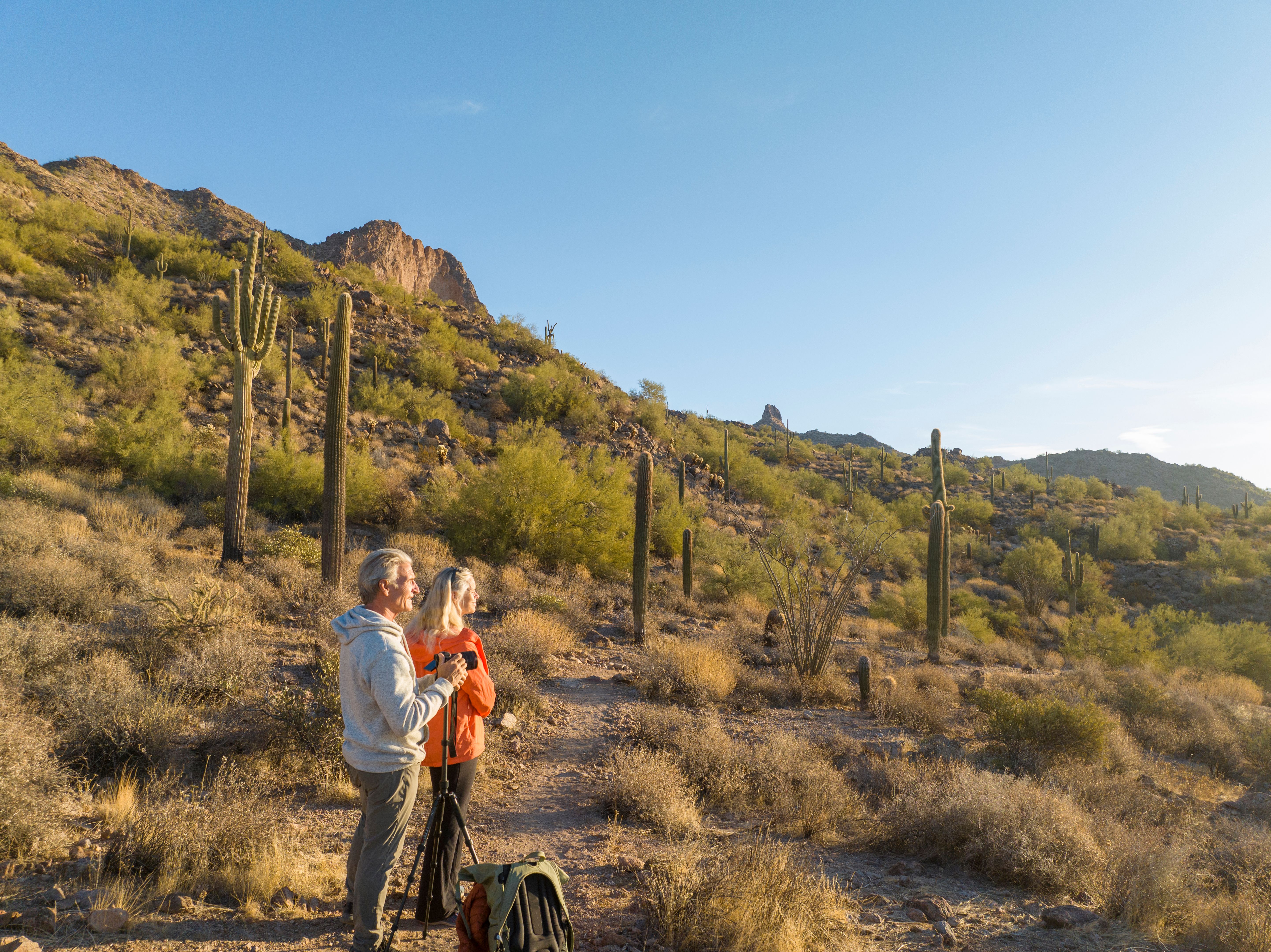 desert hiking