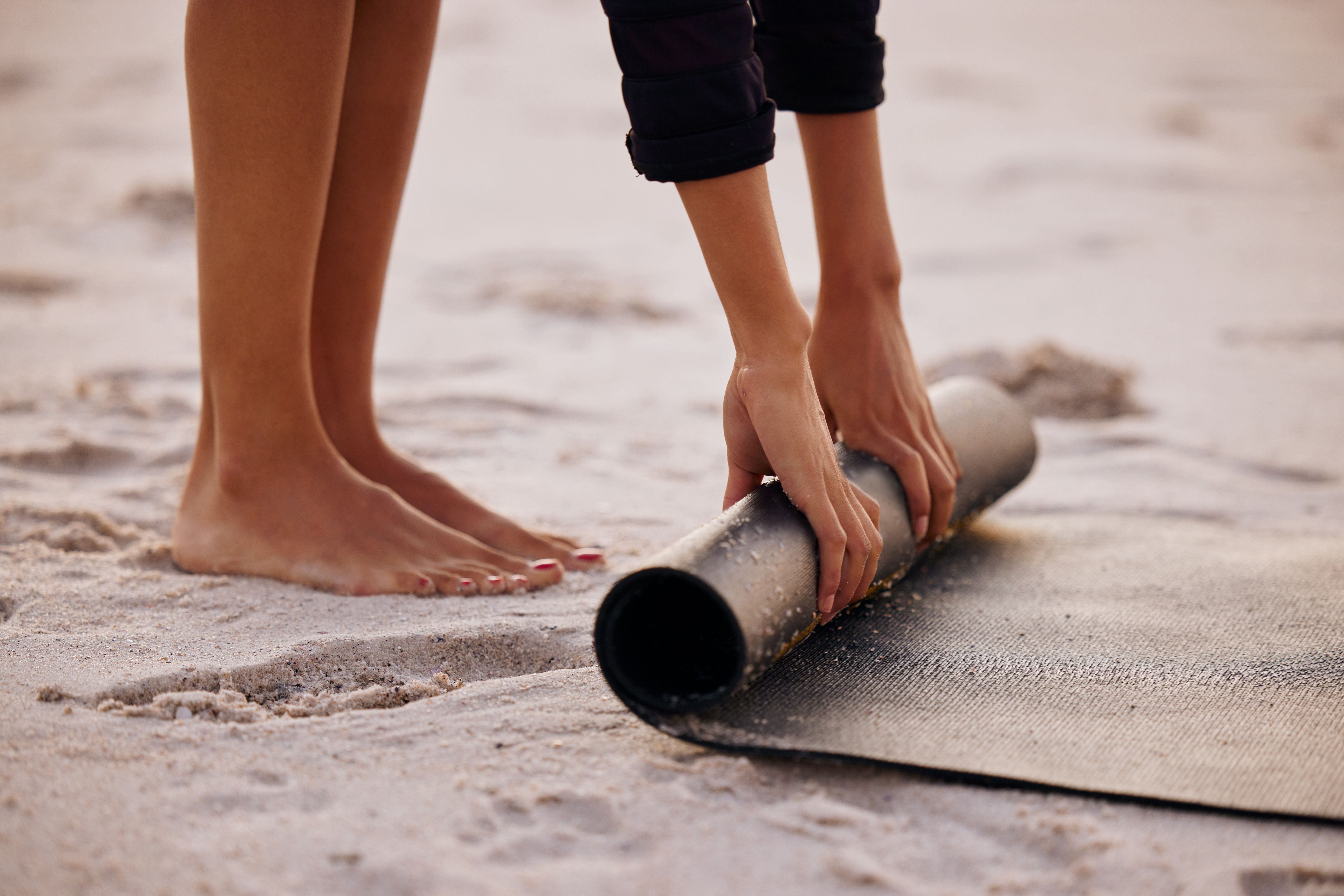 yoga beach