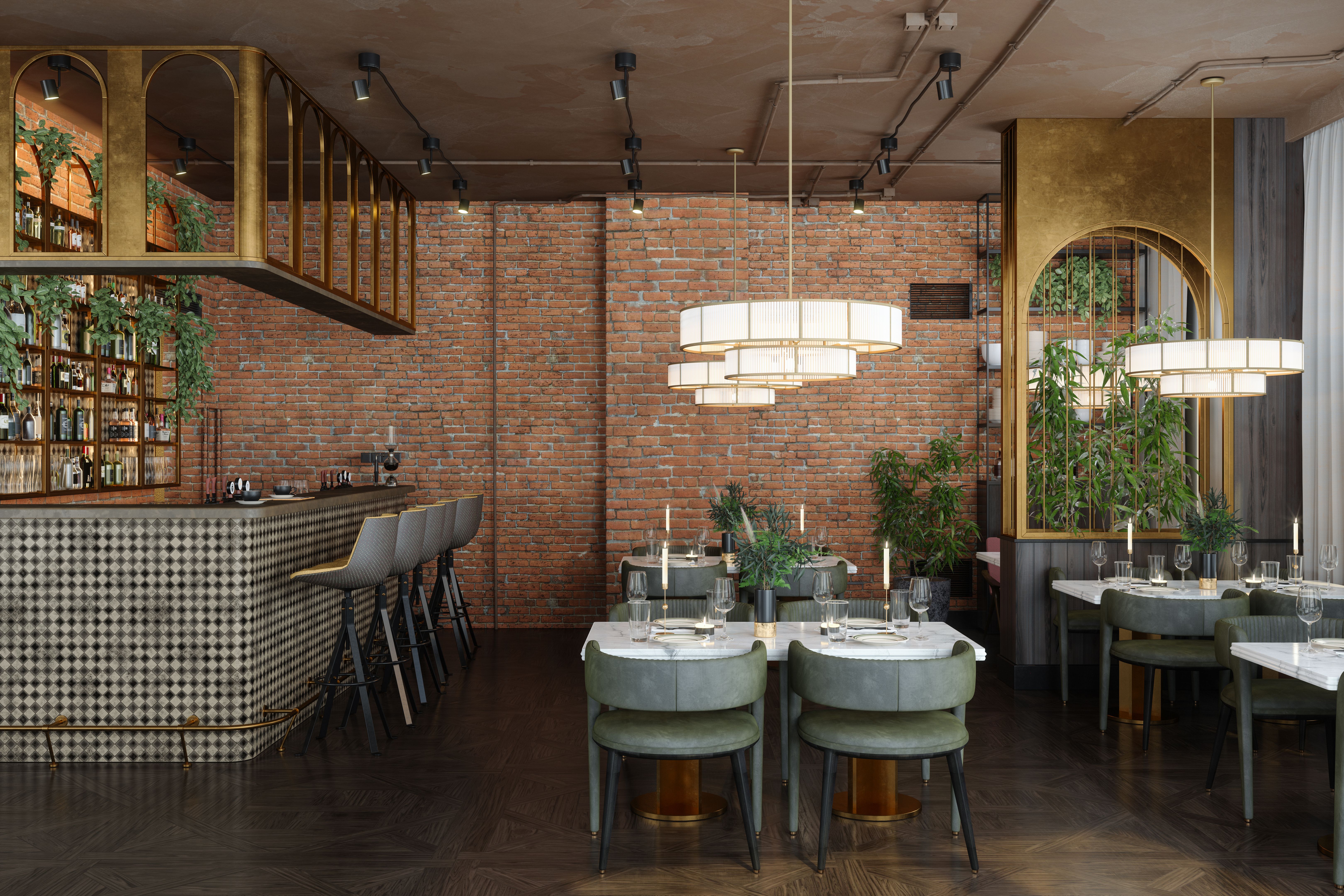 luxury restaurant interior