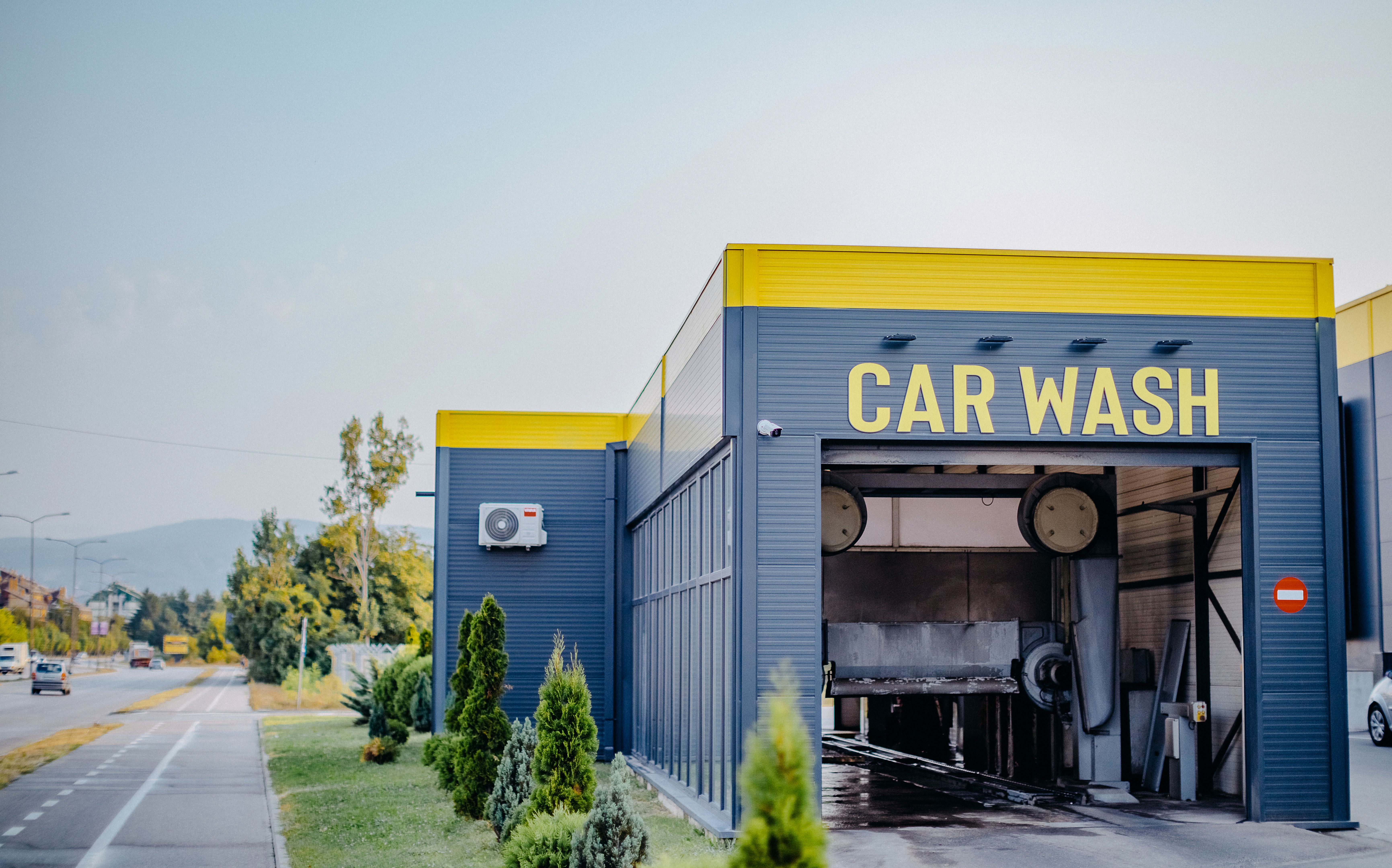 car wash exterior