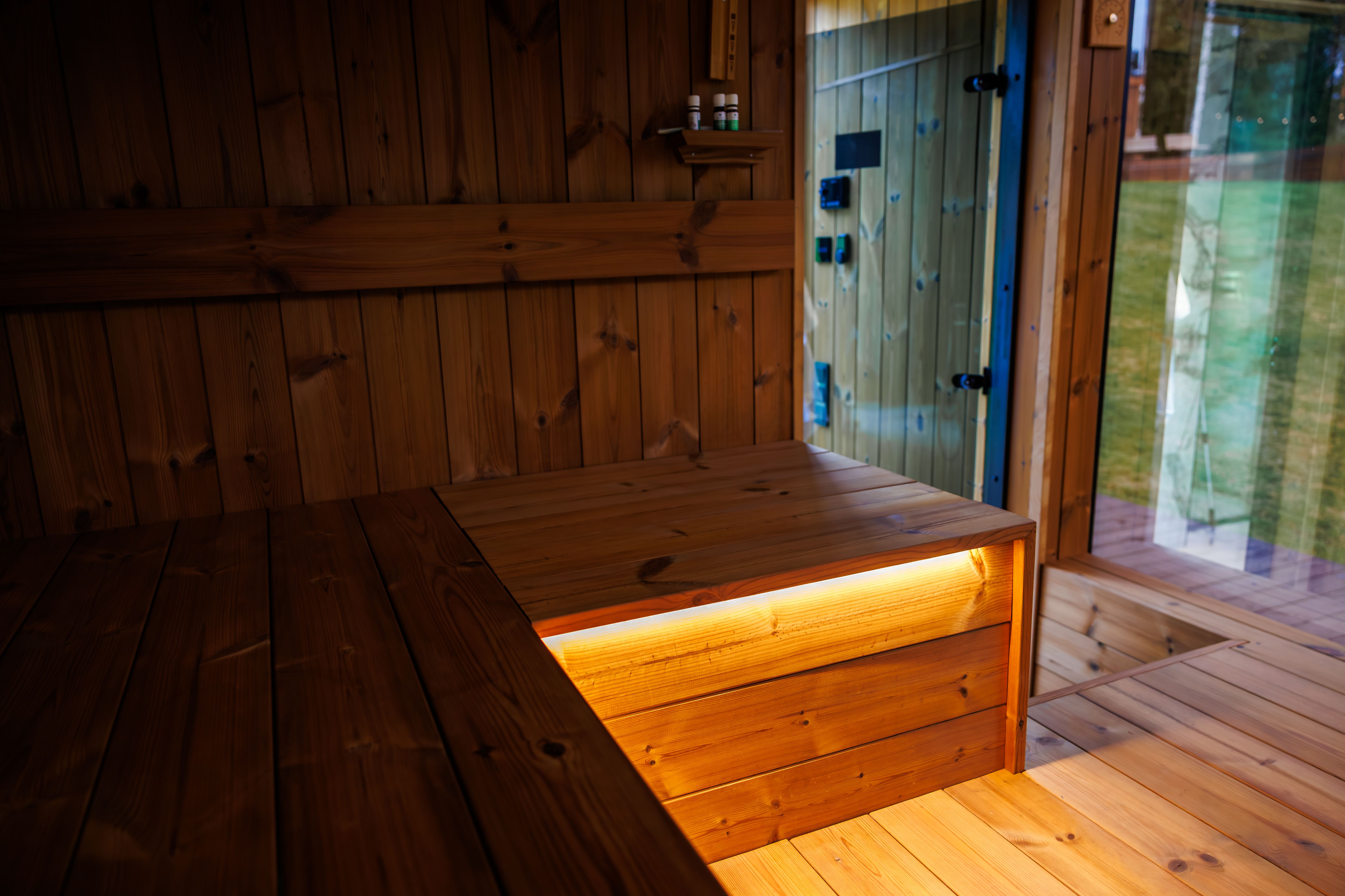 modern sauna
