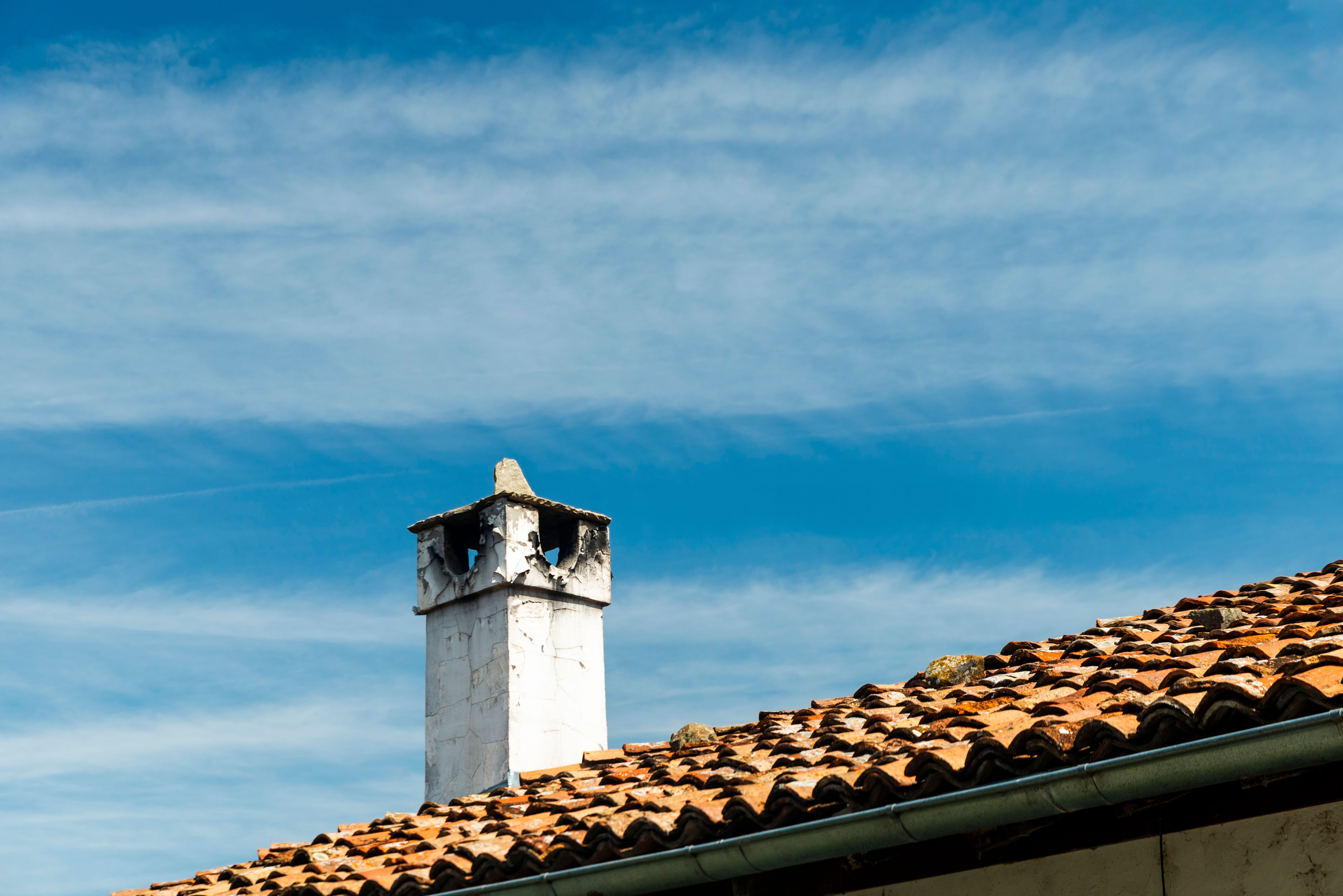 water damaged chimney