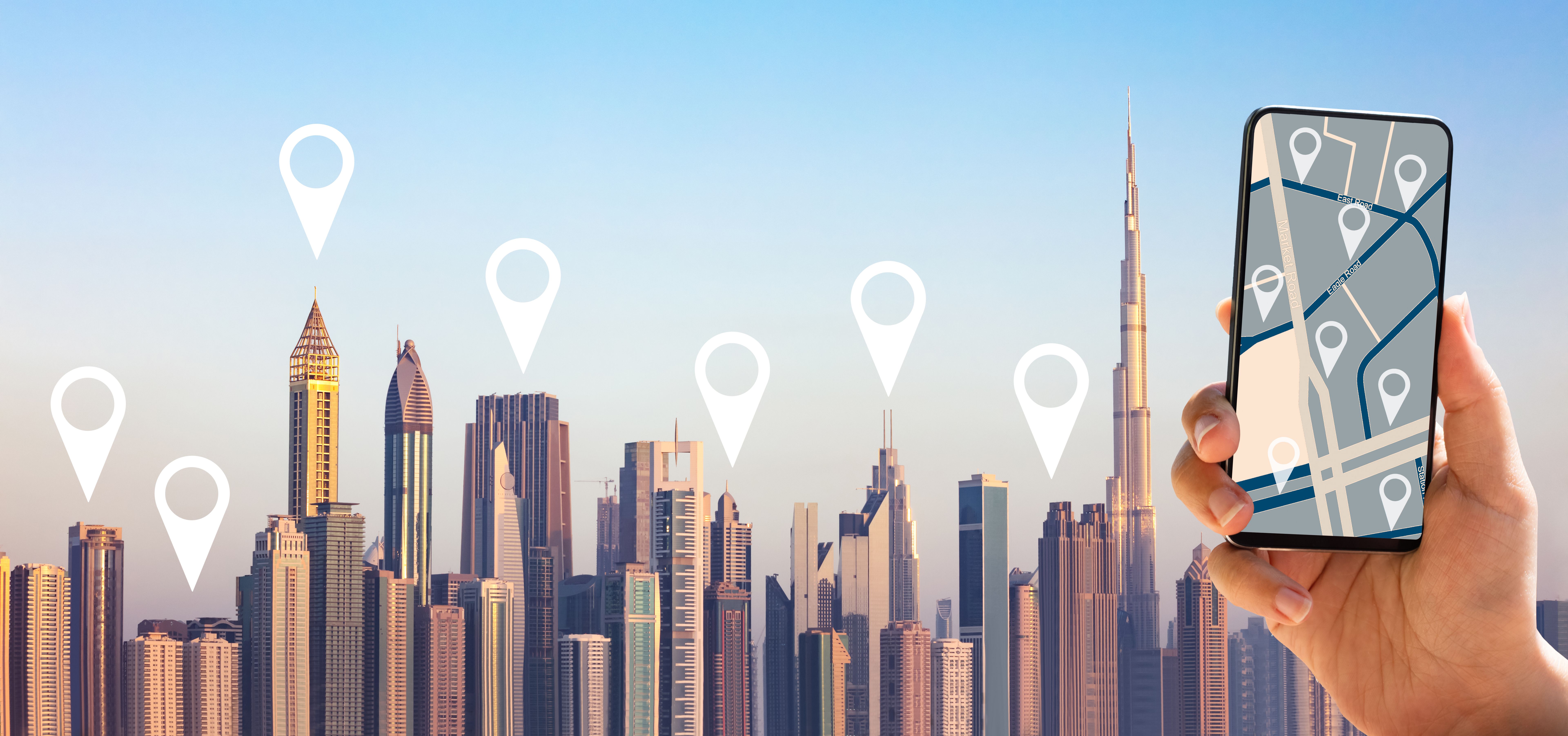 Dubai Skyline, UAE Dubai Skyline, UAE