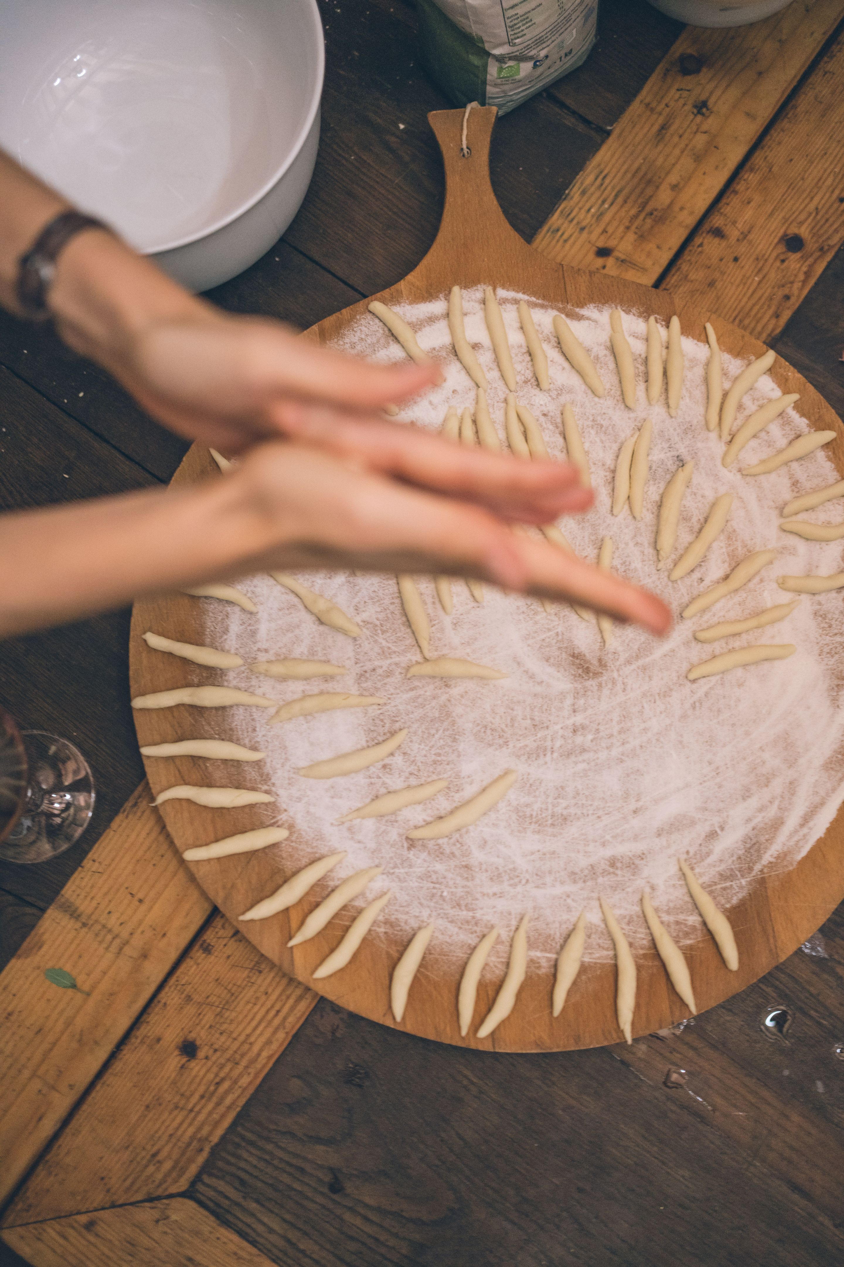 rolling pasta