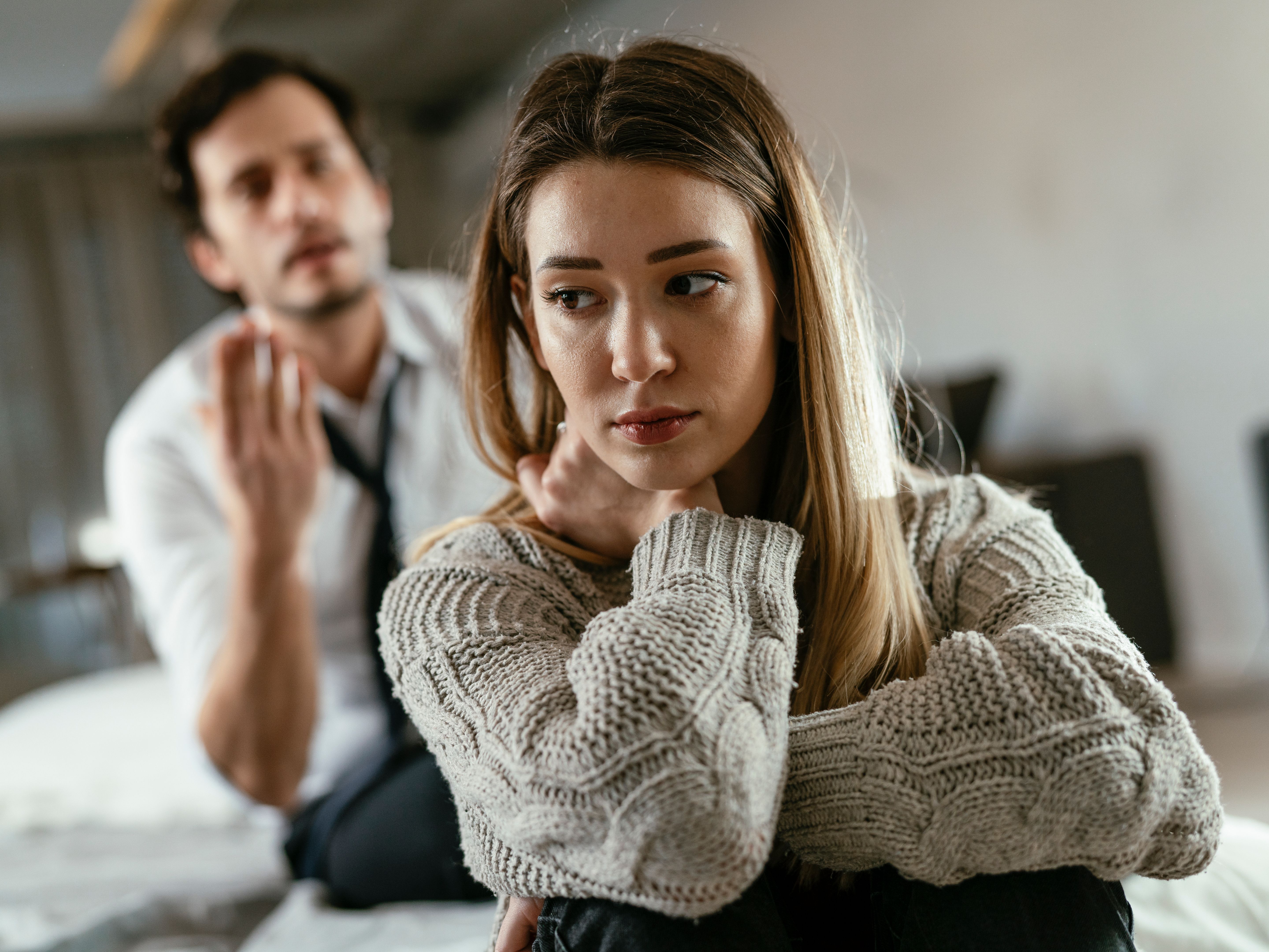 divorce couple discussion
