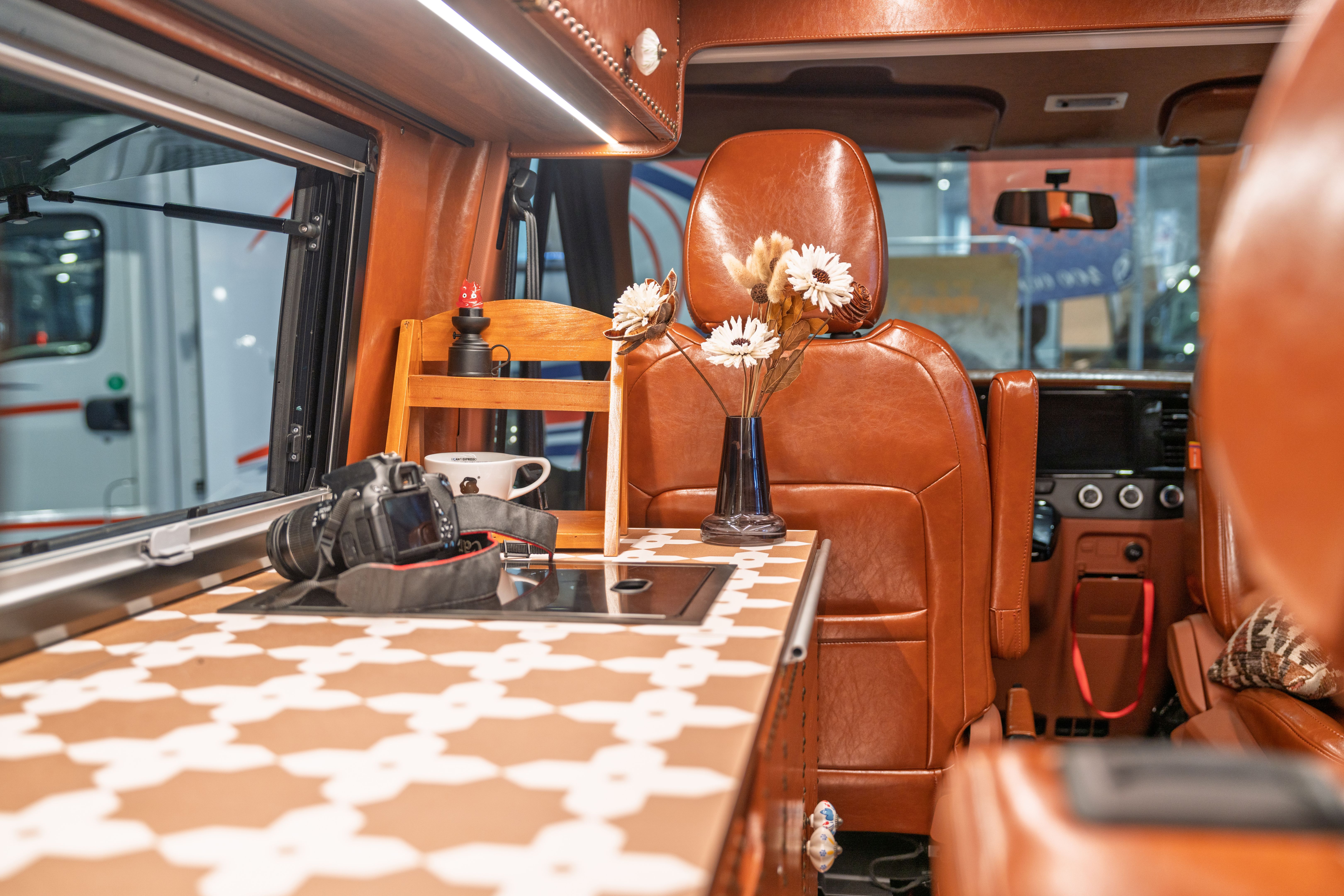 luxury van features