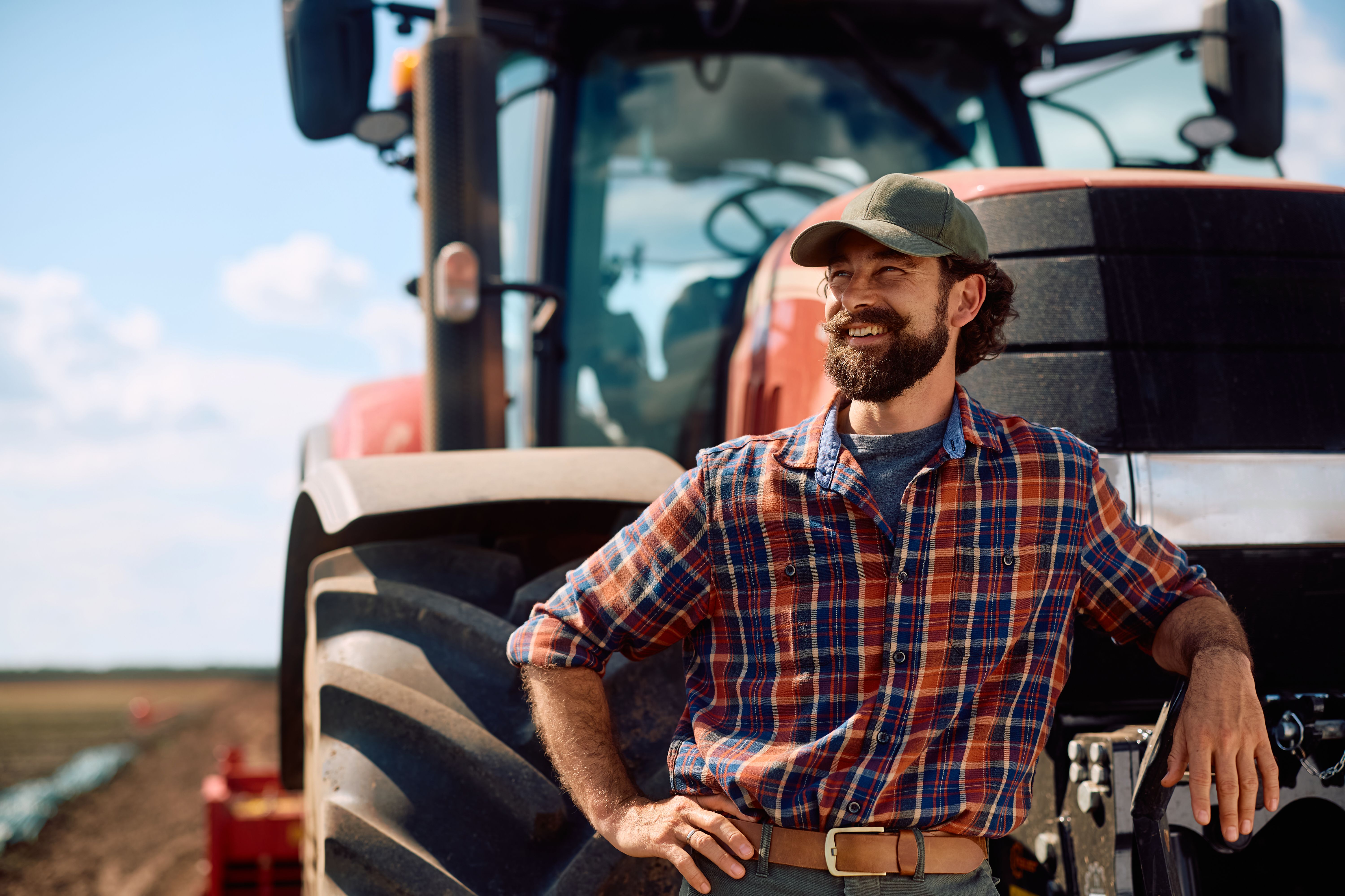 happy farmers