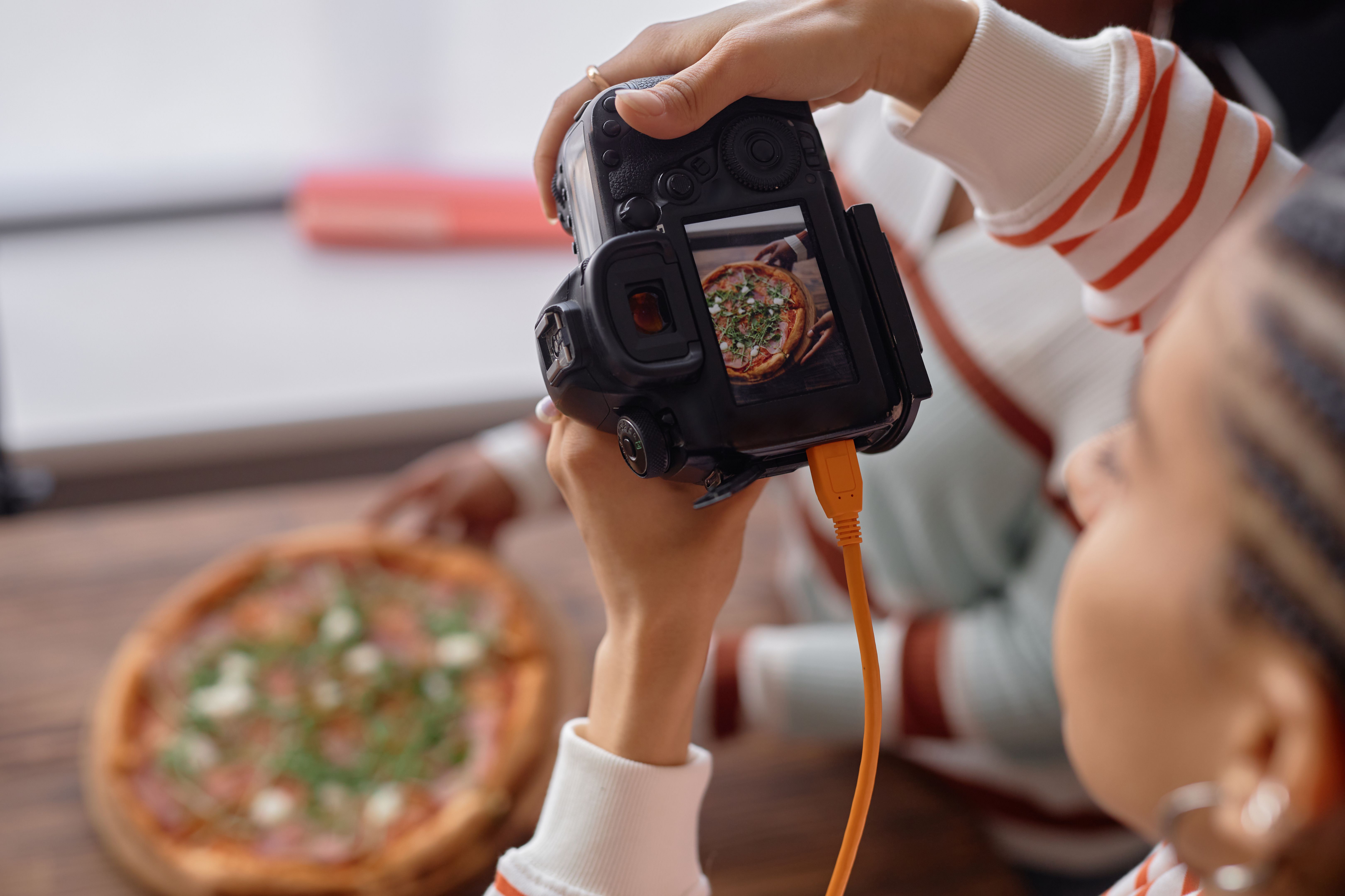 professional camera food photography