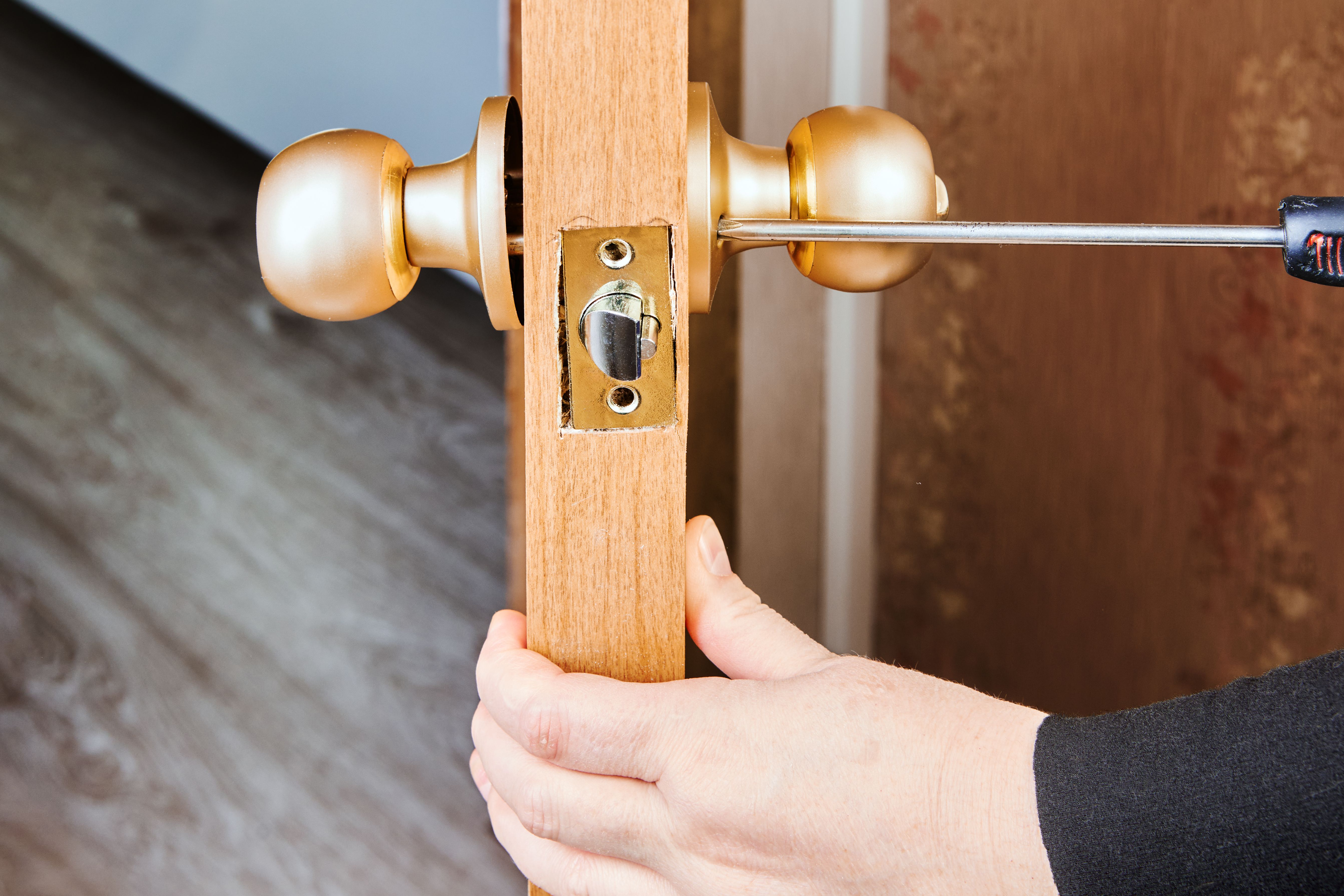 geometric door handle