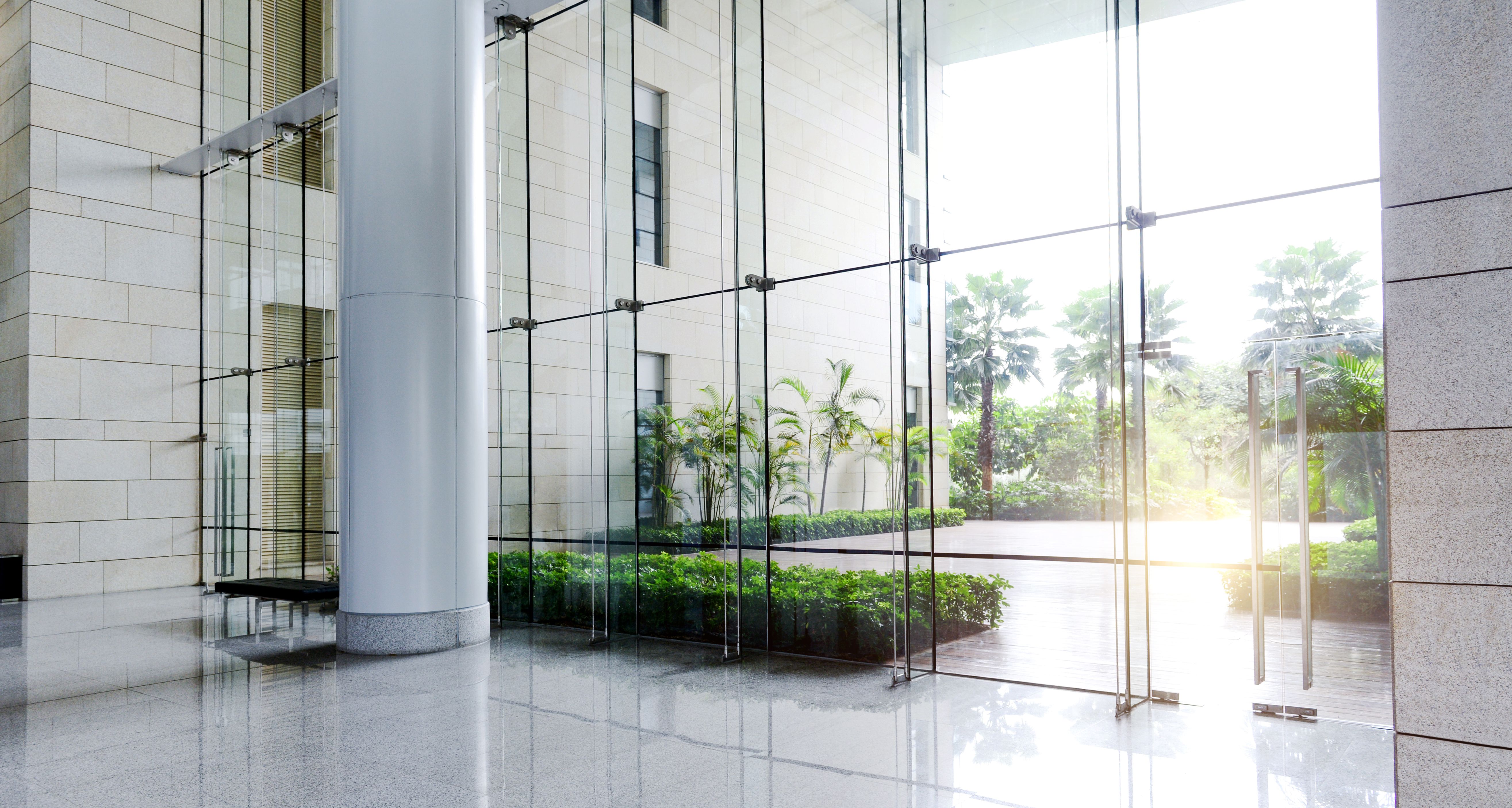 modern glass interior