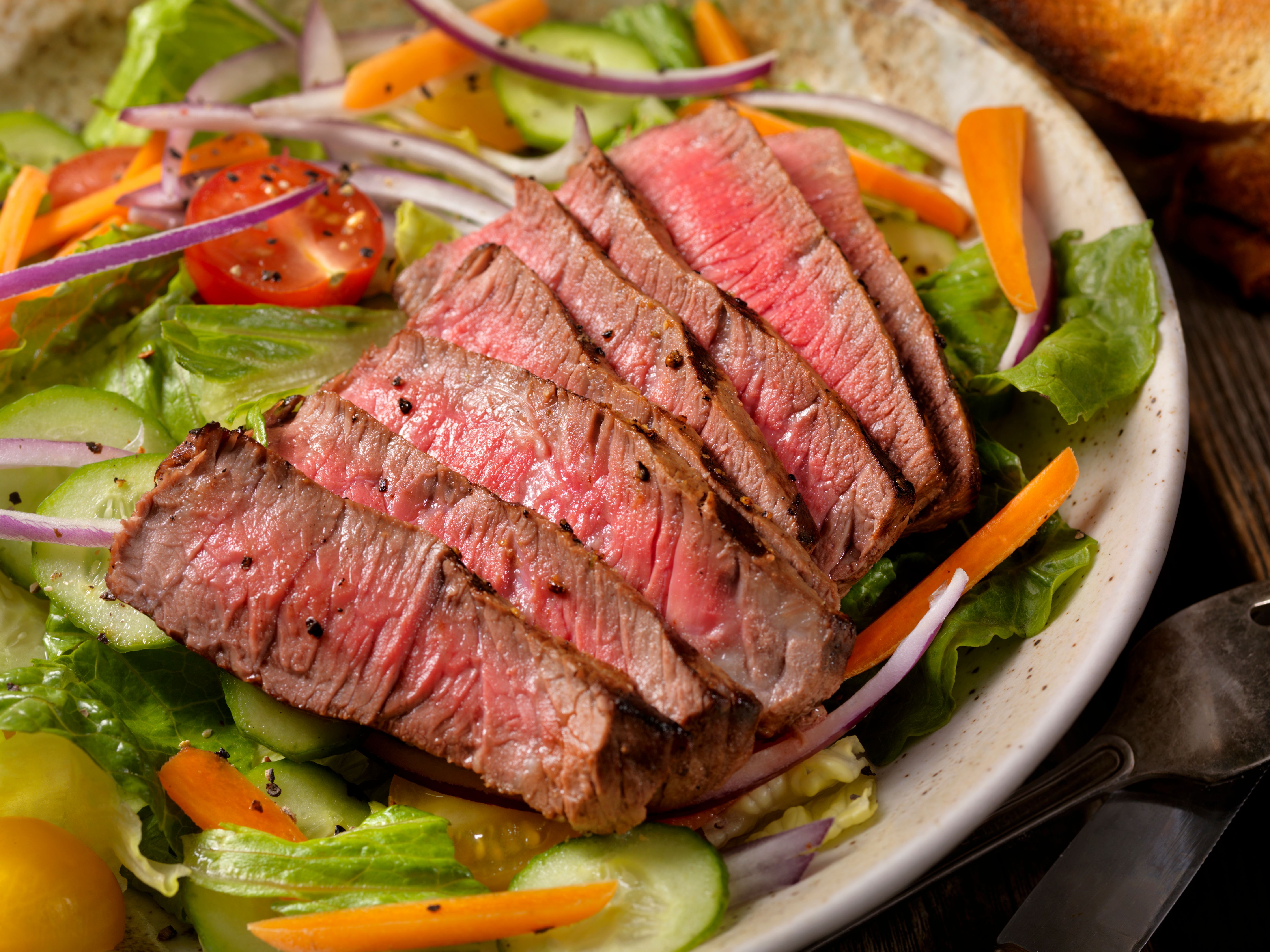 steak salad
