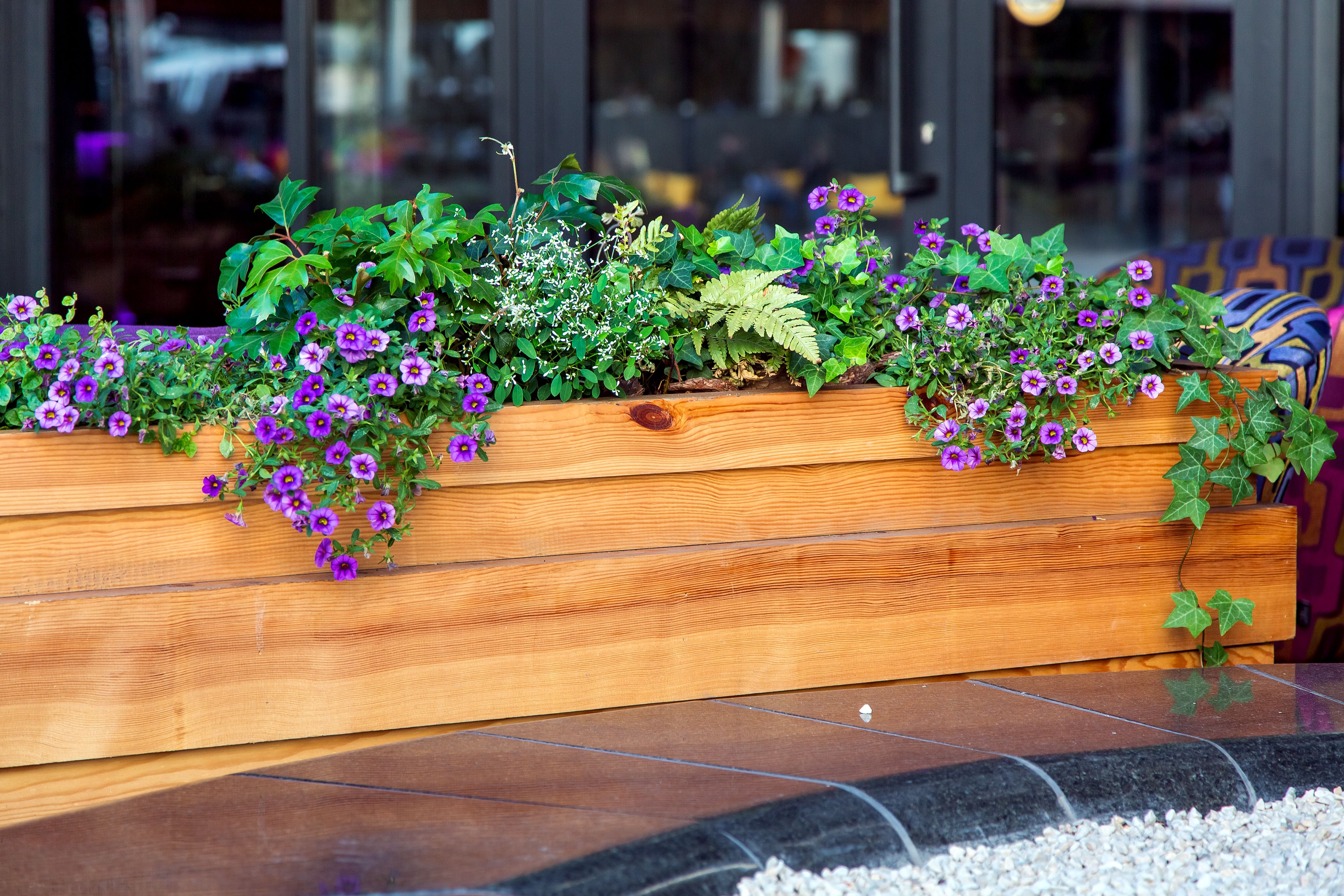 wooden planters