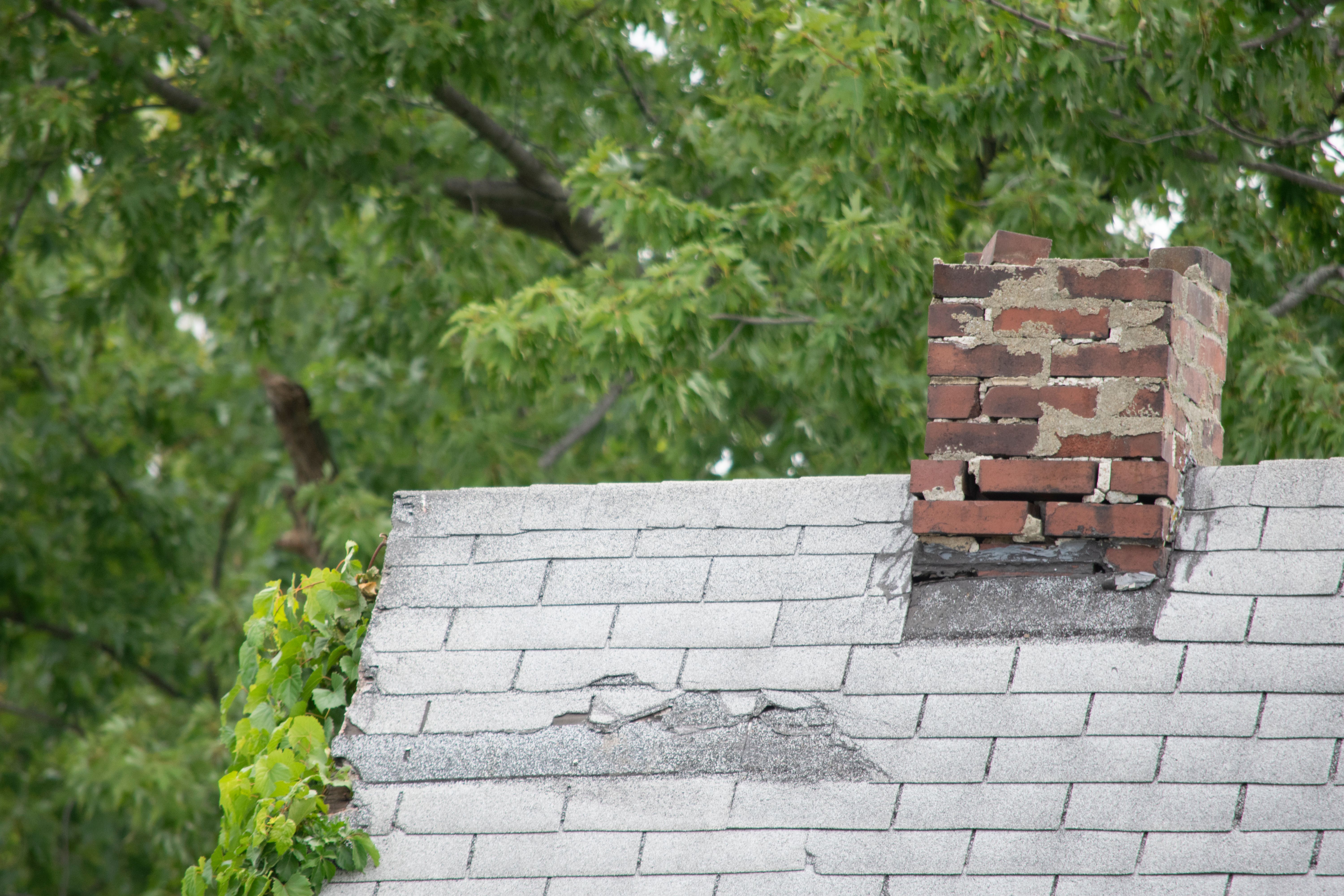 chimney damage