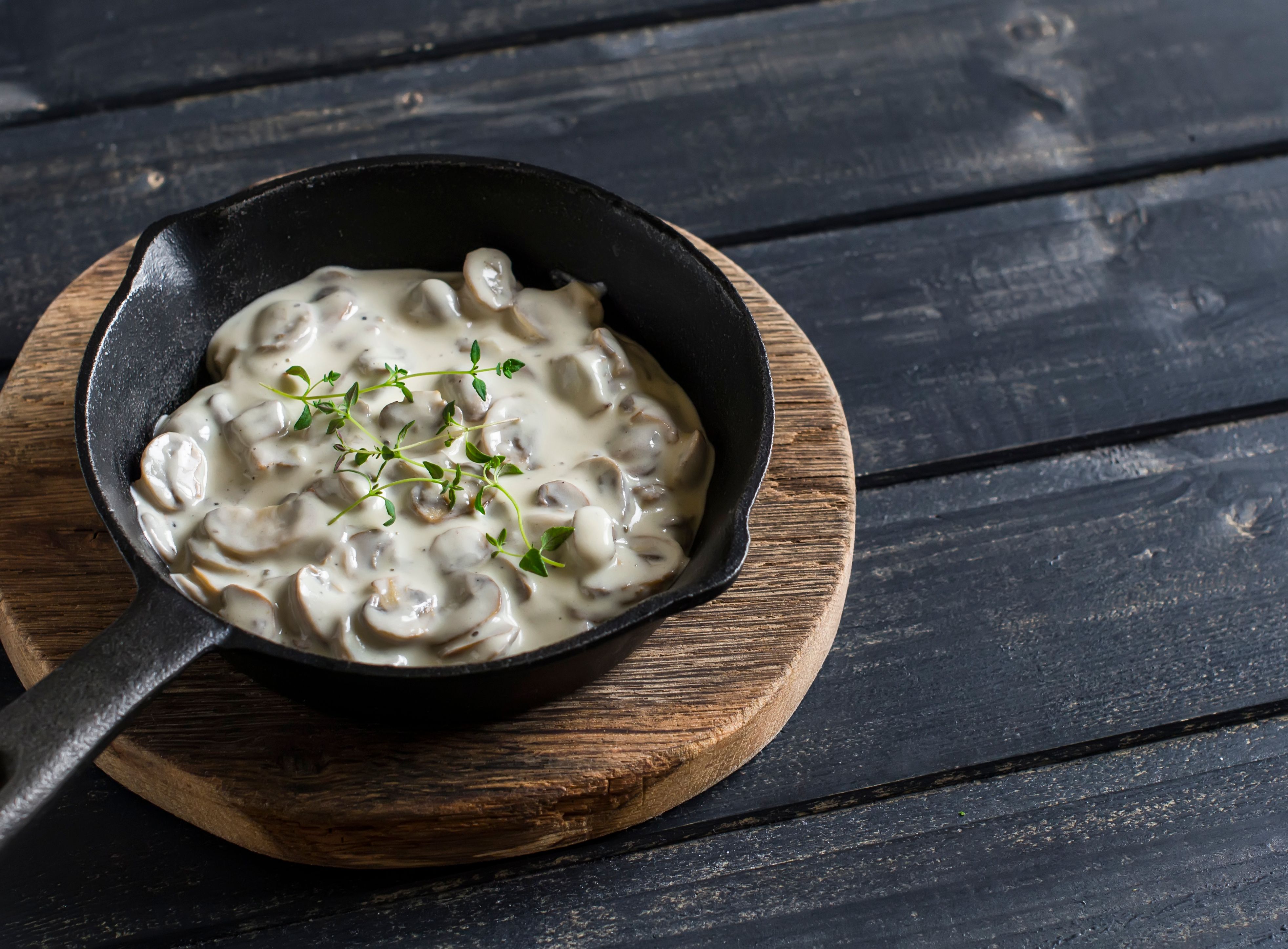 creamy mushroom sauce