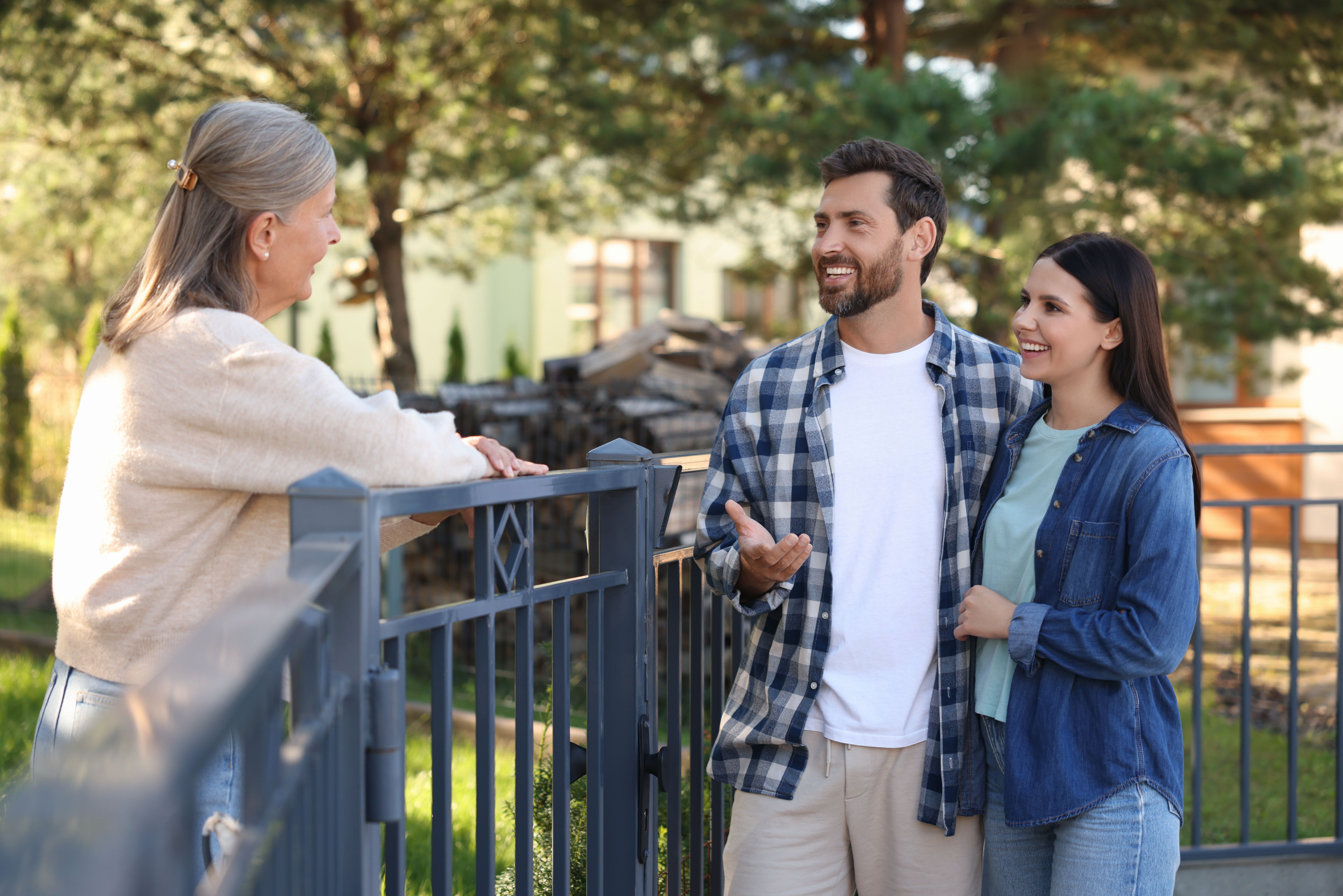 neighbors talking