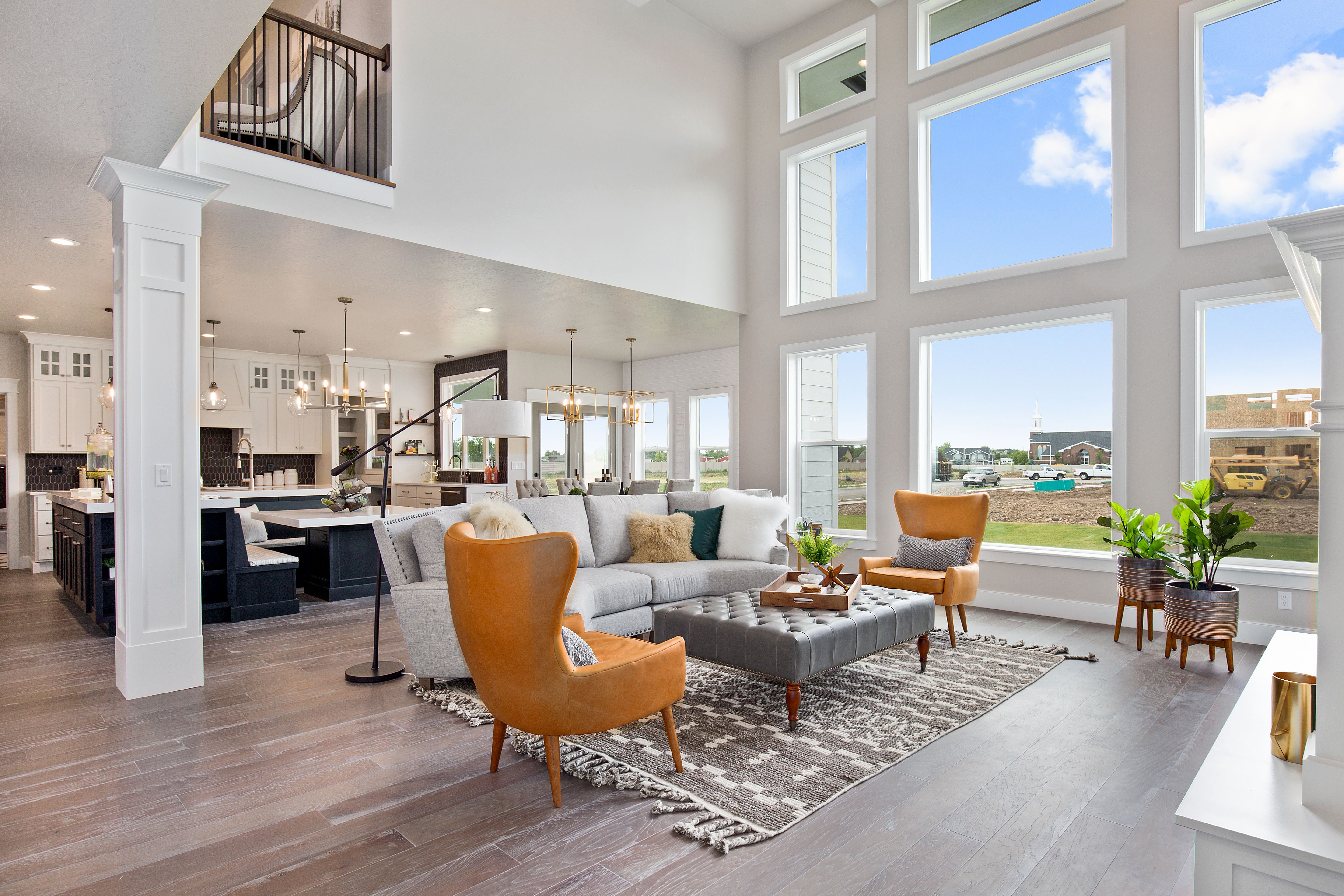 home staging fireplace