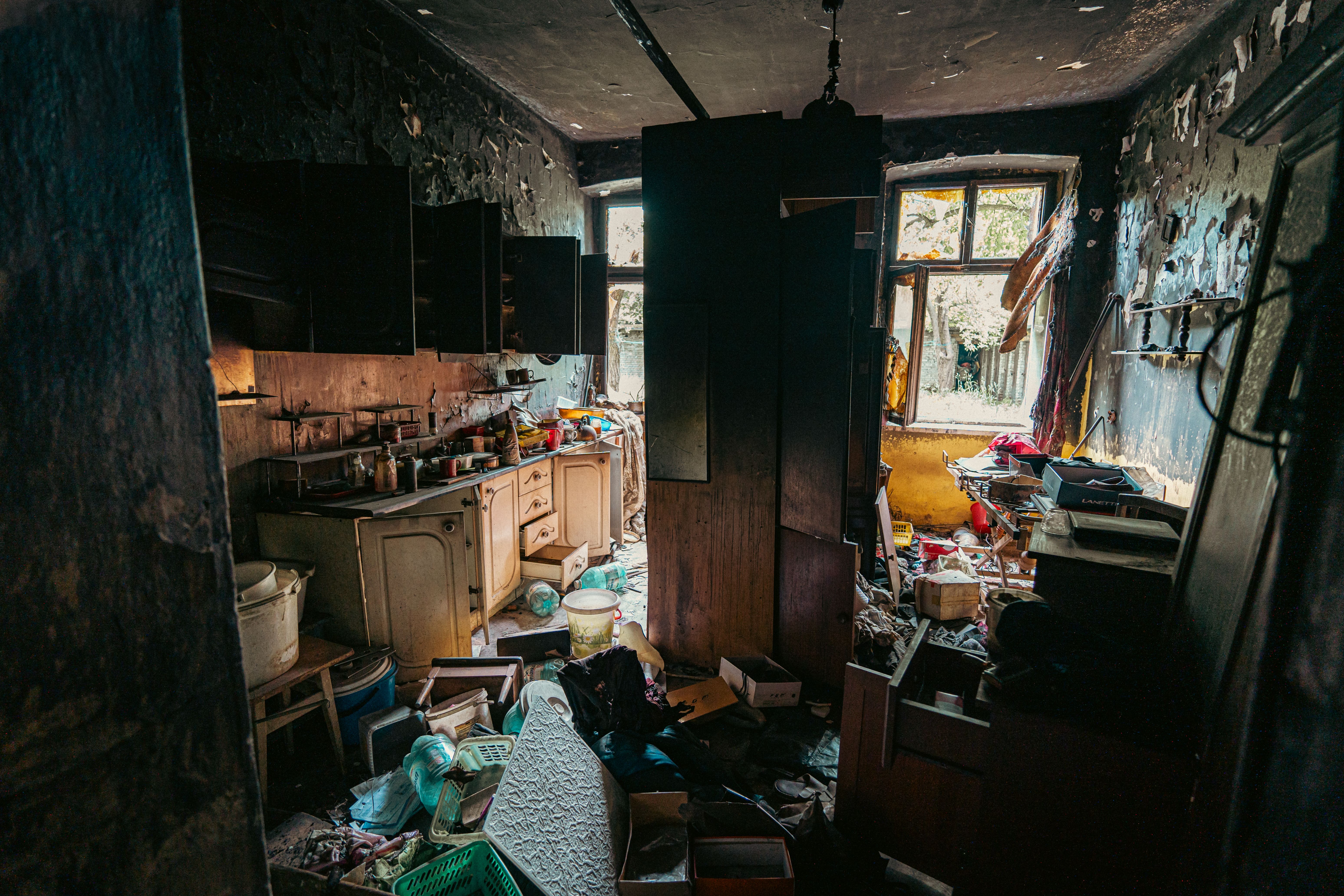 cluttered space