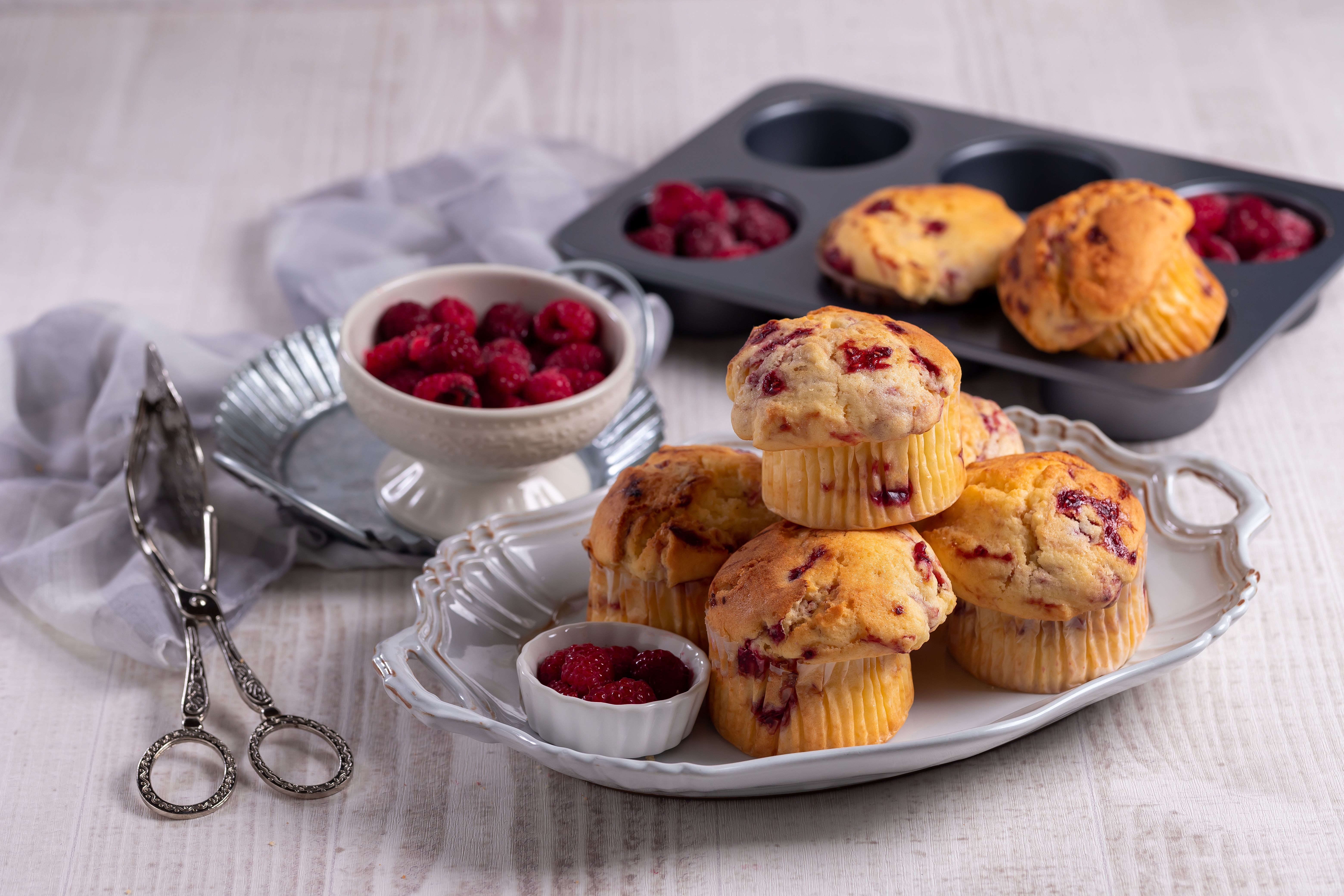 lemon raspberry muffins