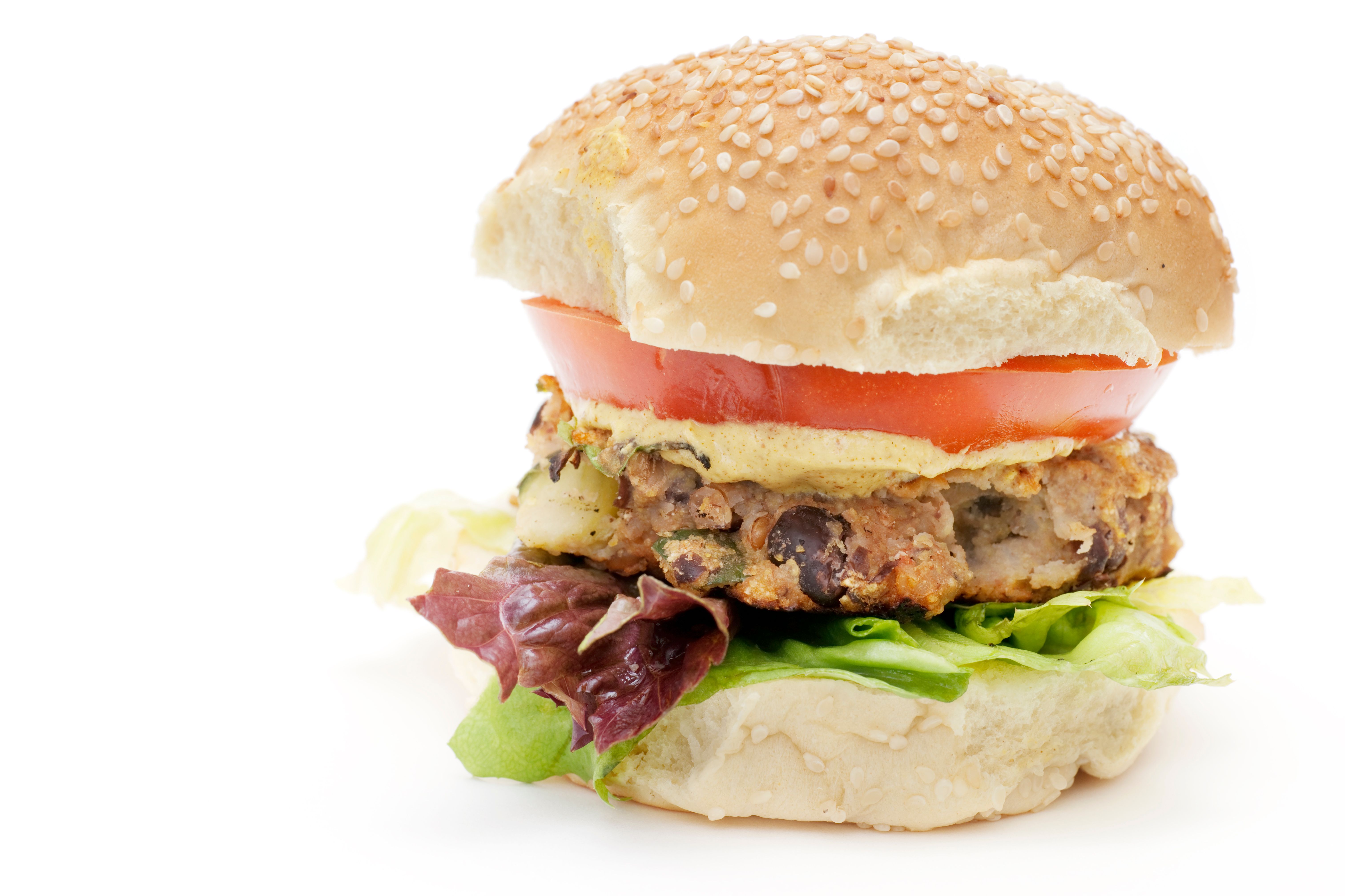 black bean burger