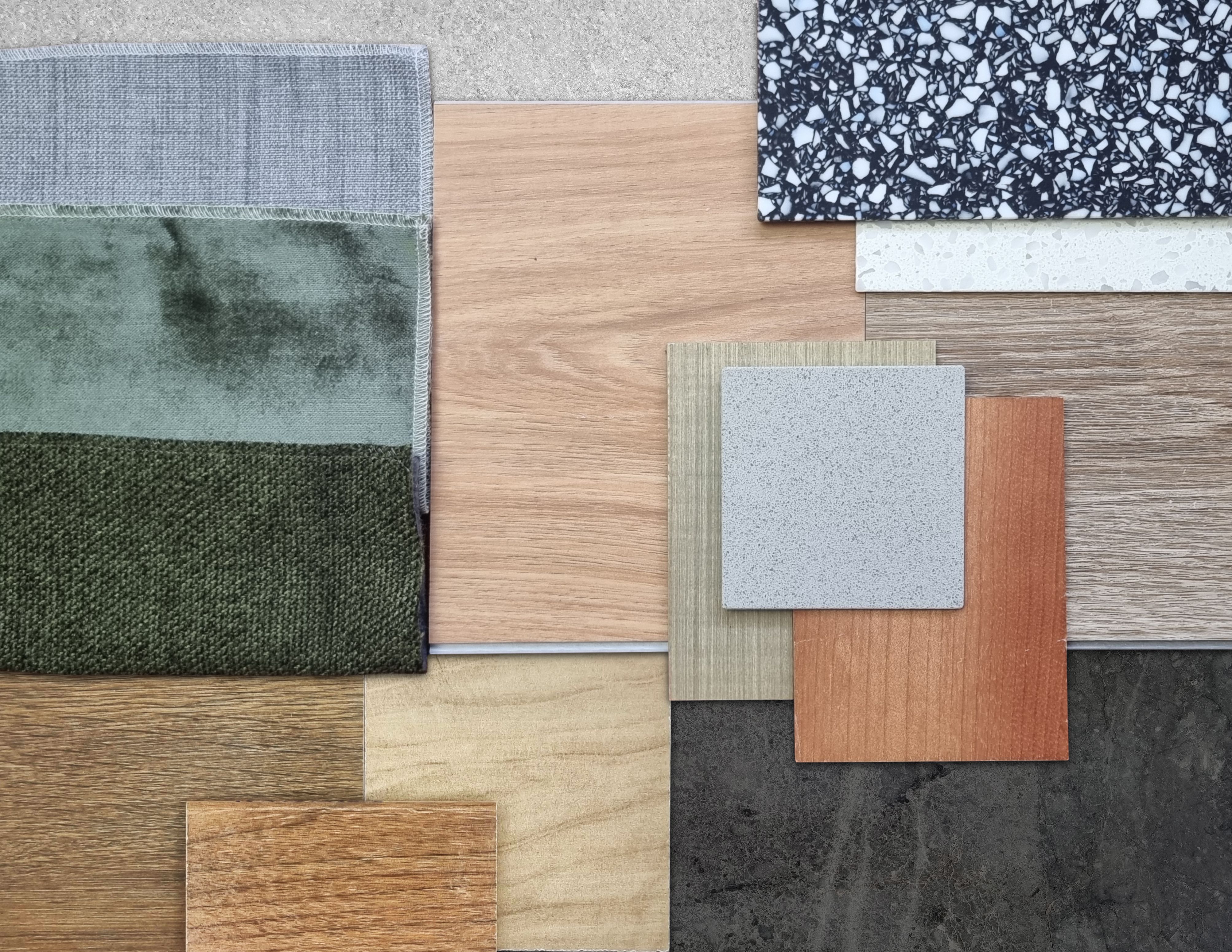 SPC flooring closeup